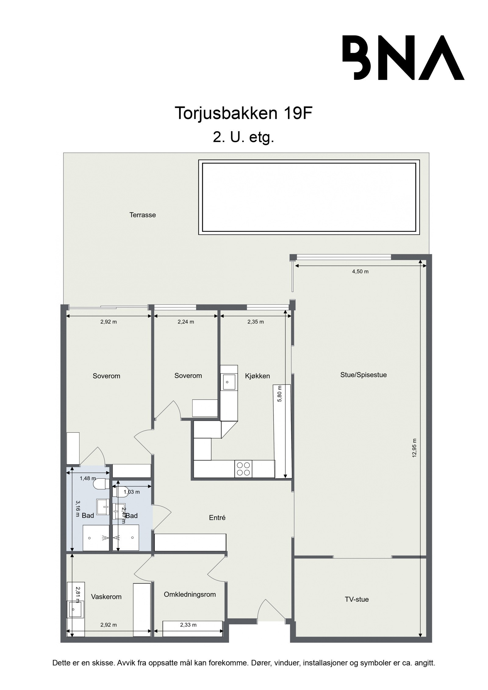 Plantegning Galleribilde