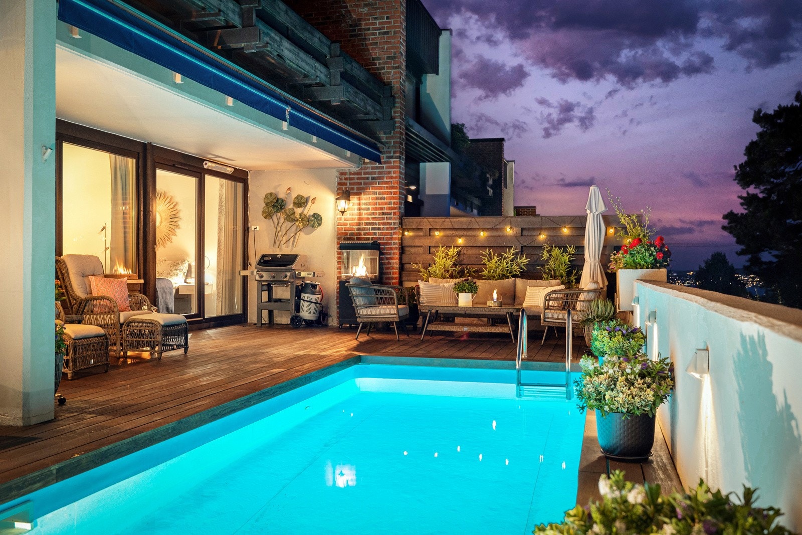 Leiligheten har vestvendt terrasse vendt mot rolige og grønne omgivelser i Mærradalen. Galleribilde