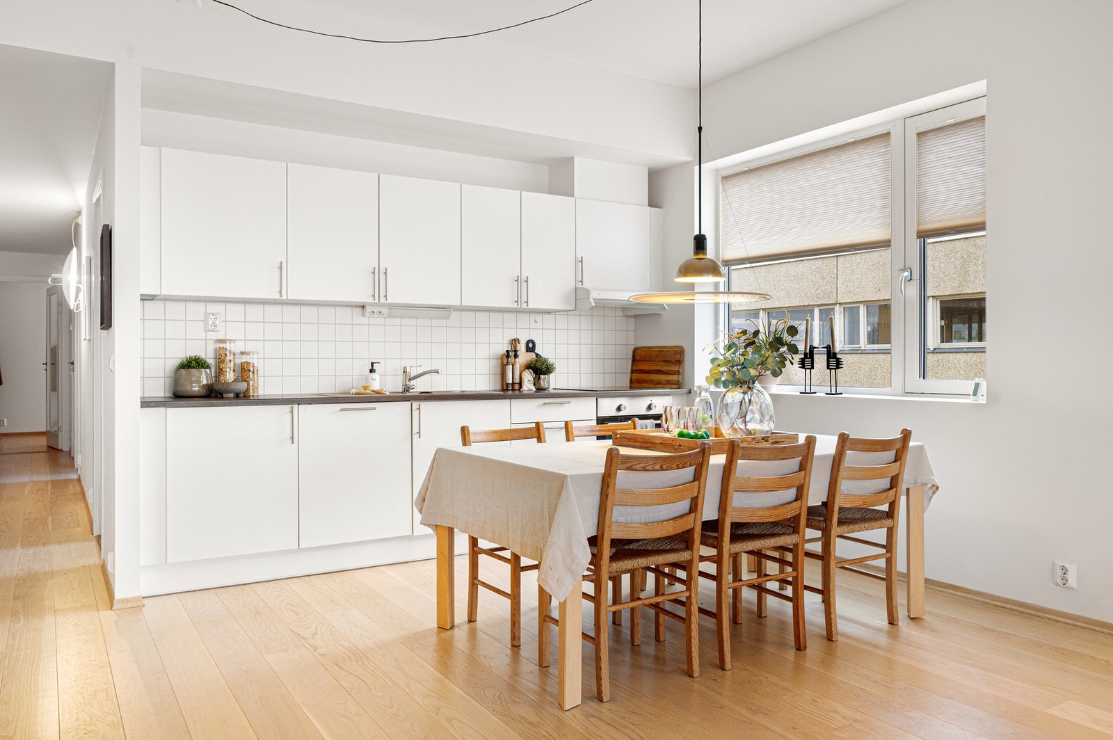 Leilighetens meget gode planløsning gjør den lett å innrede. Galleribilde