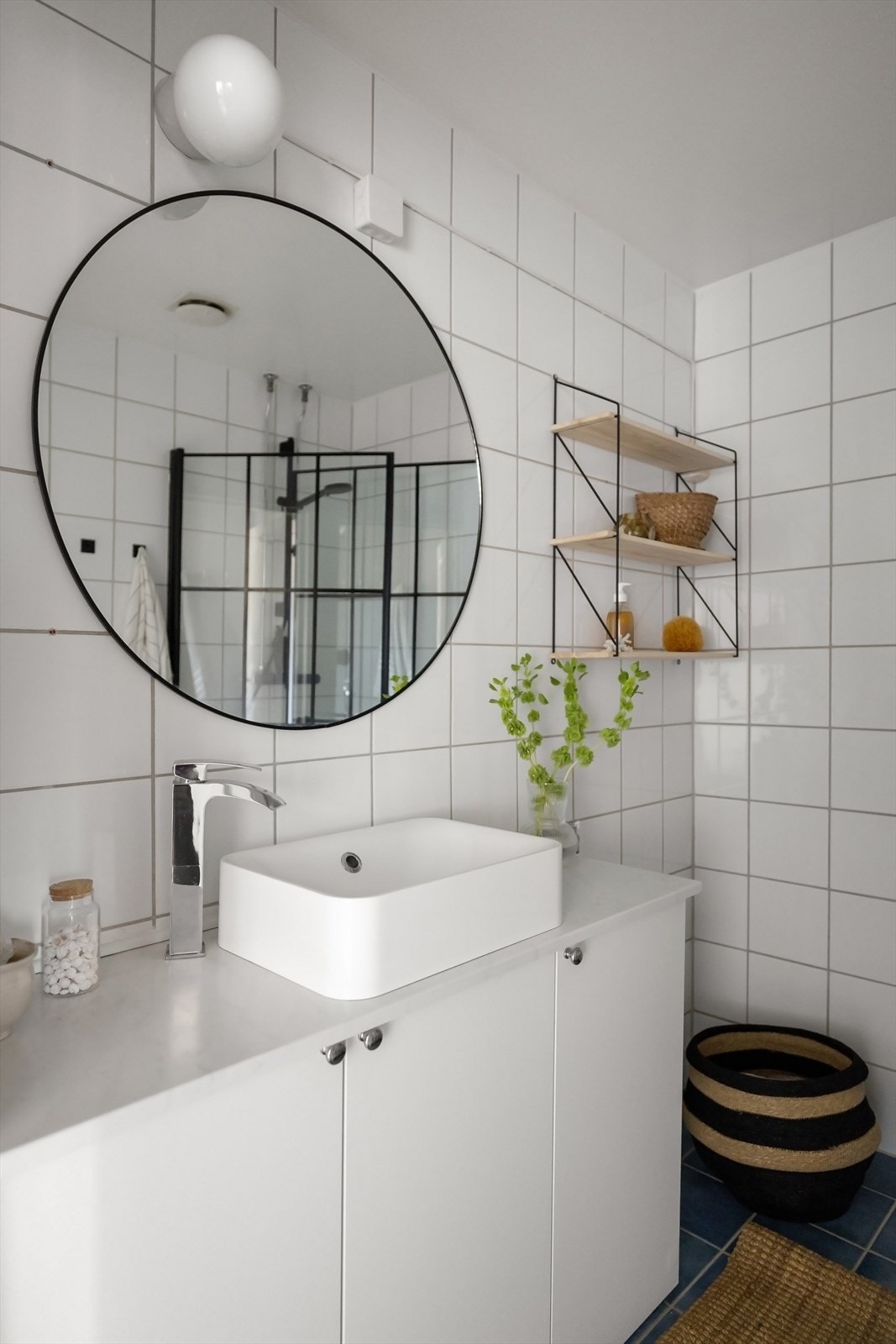 Badet har eget opplegg for vaskemaskin og tørketrommel Galleribilde