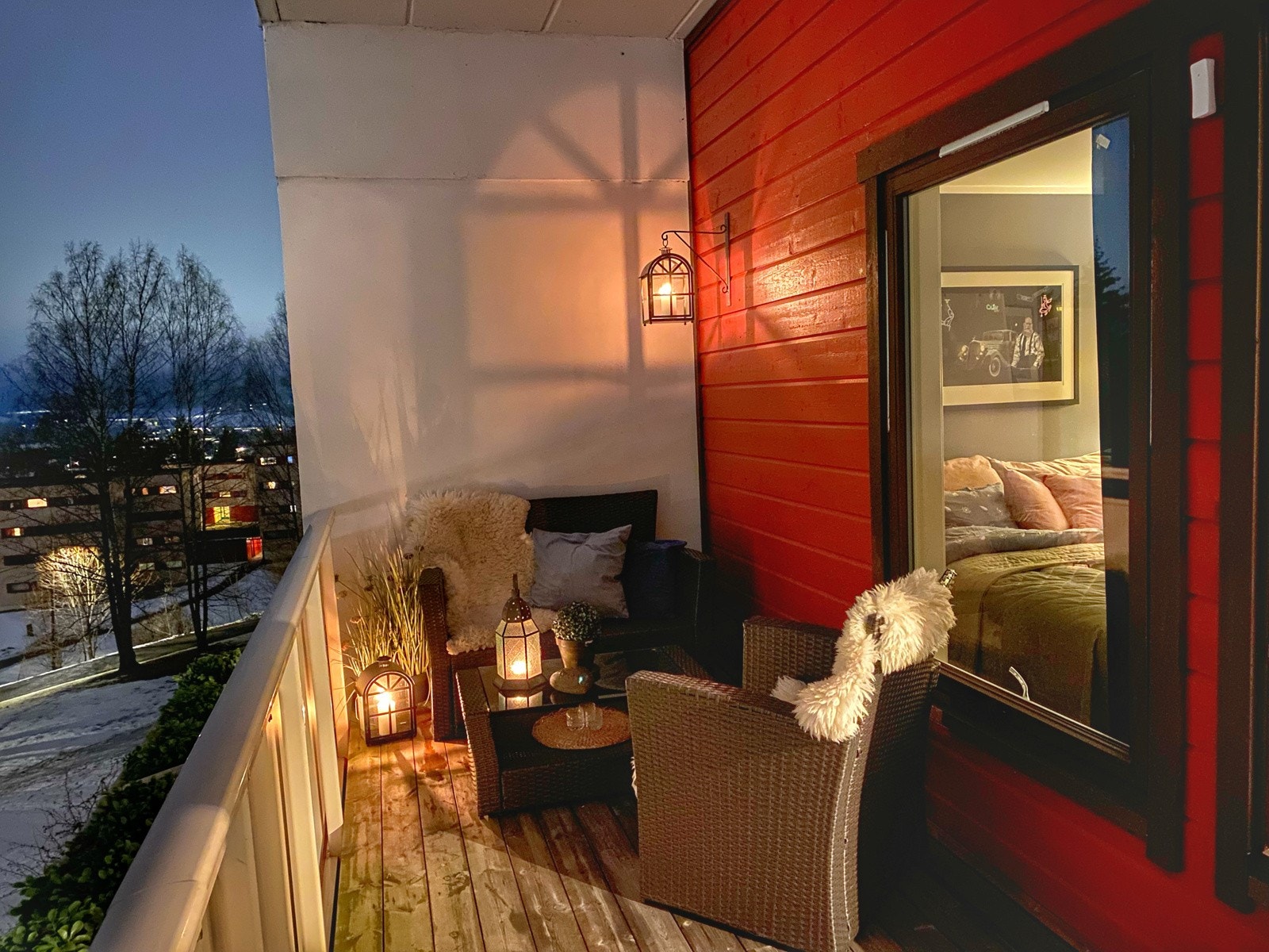 Kveldsstemning balkong - privatbilde Galleribilde