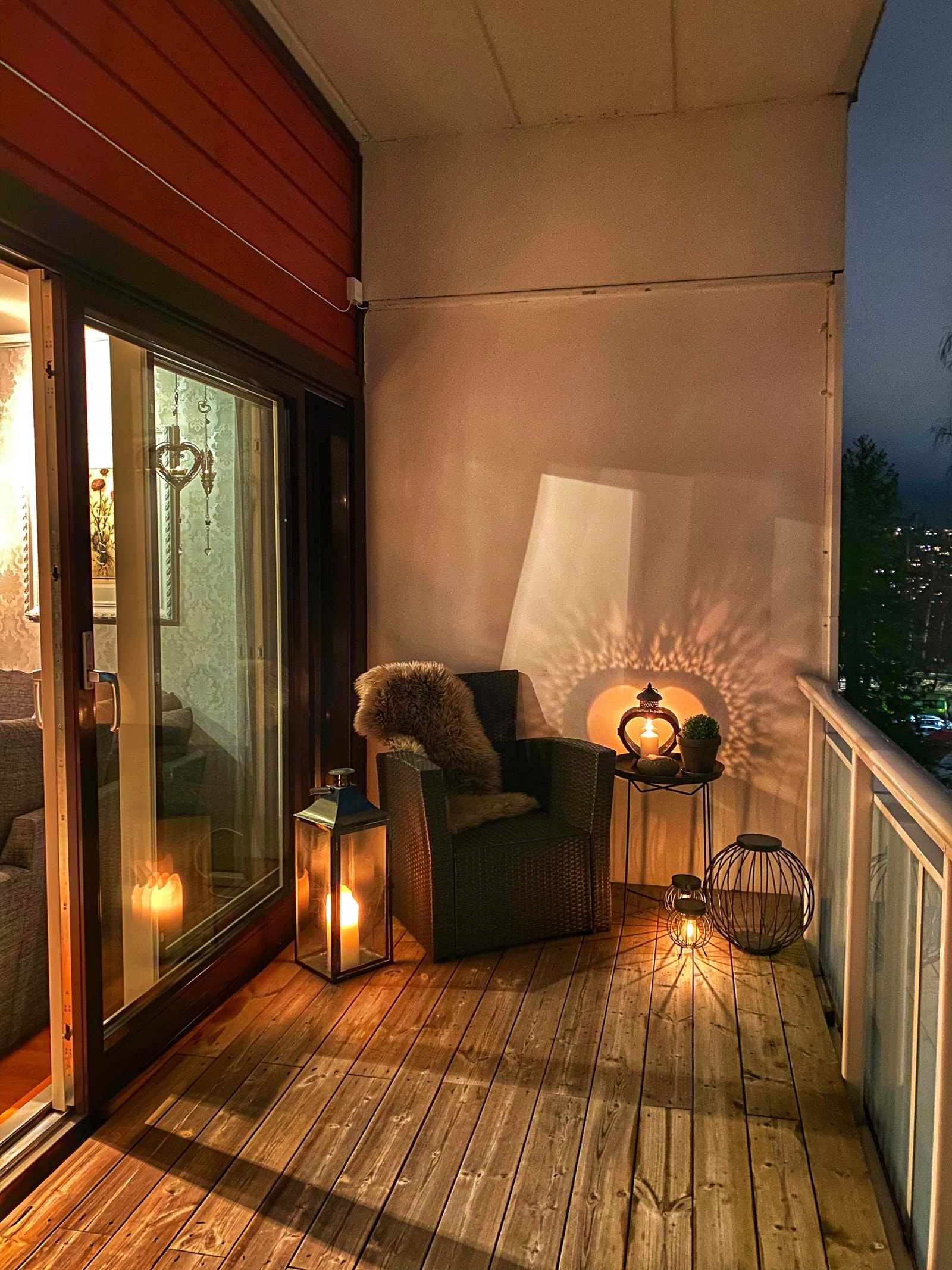 Kveldsstemning balkong - privatbilde Galleribilde
