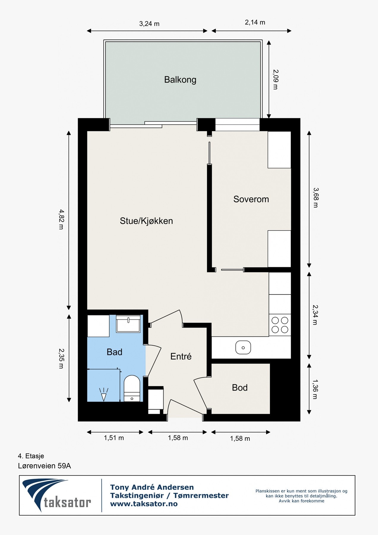 God planløsning i boligen Galleribilde