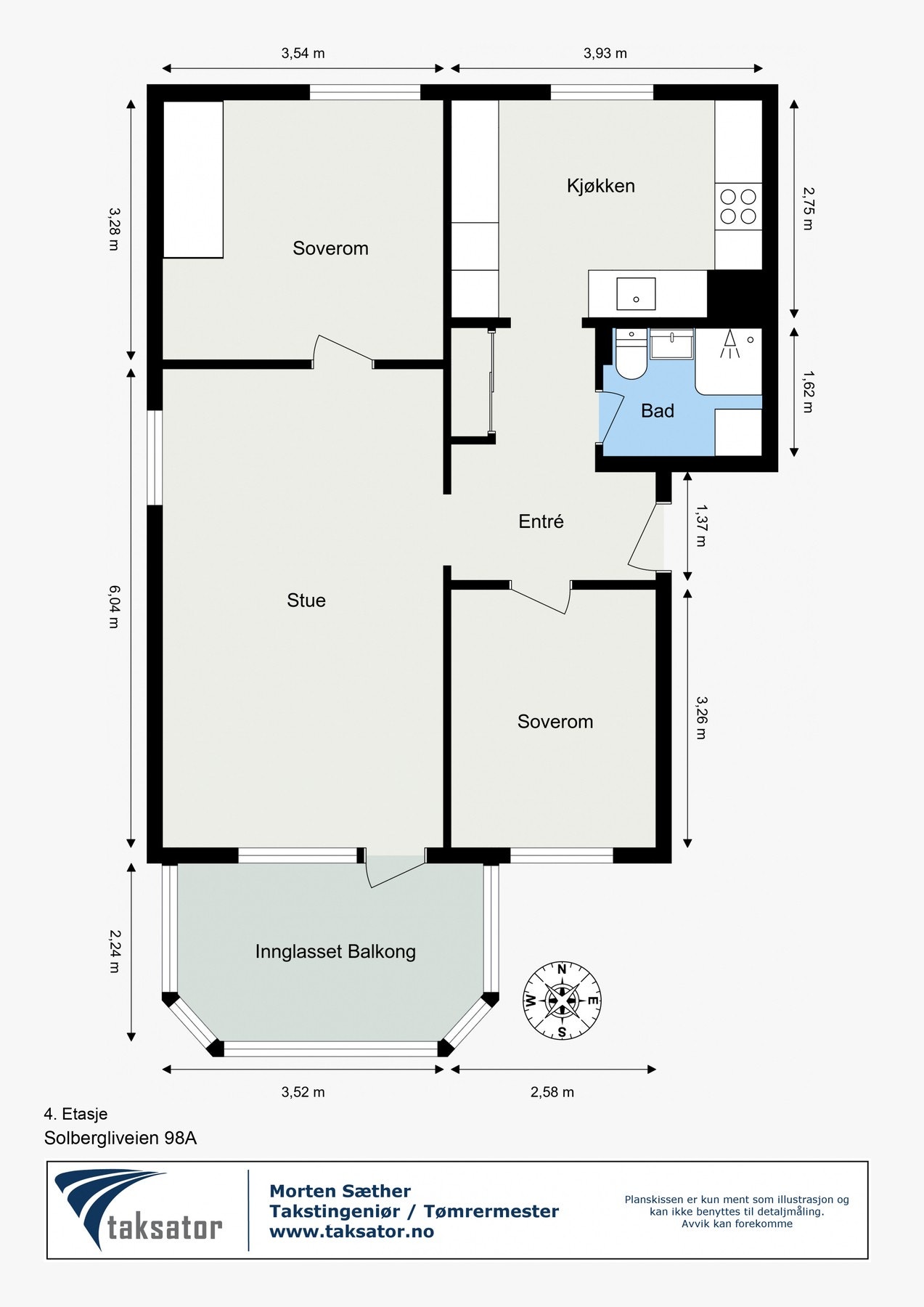 Topp- og endeleilighet Galleribilde