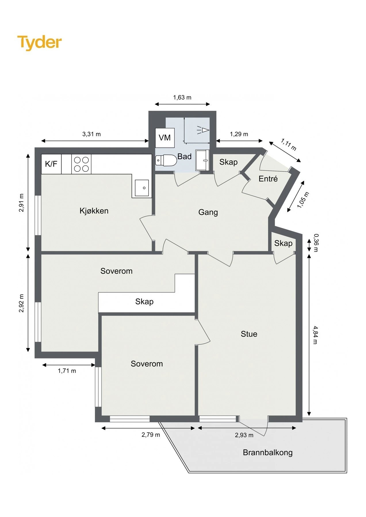 Dagens planløsning. Galleribilde