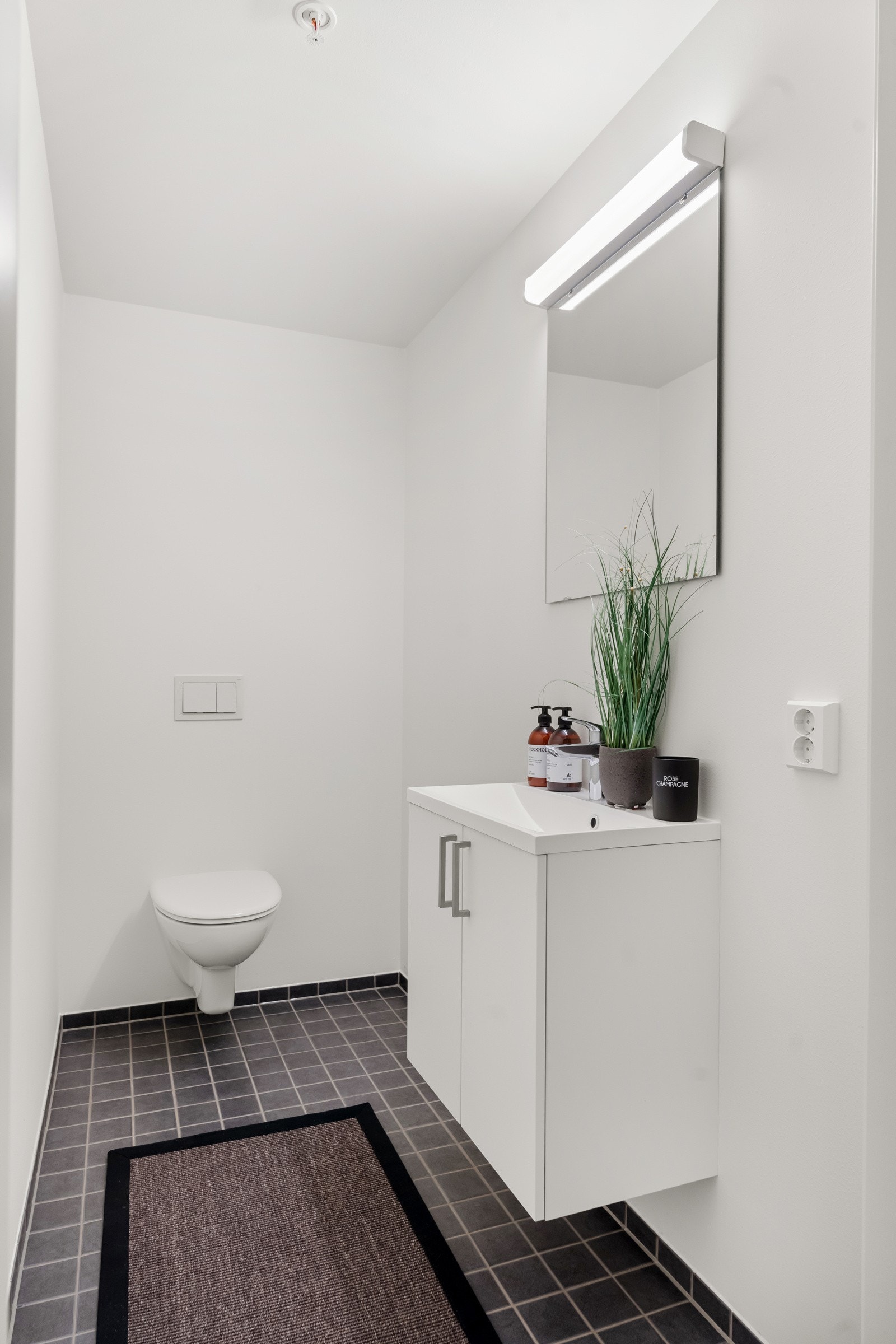 Separat WC. Bilde tatt fra lignende leilighet i prosjektet Galleribilde