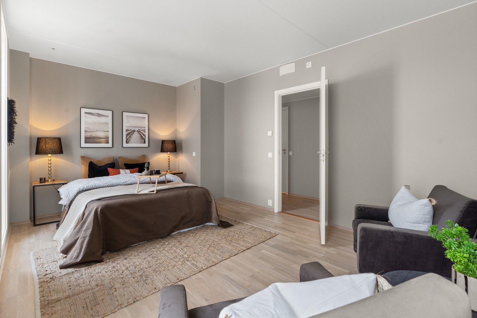 Hovedsoverom. Bilde tatt fra lignende leilighet i prosjektet Galleribilde