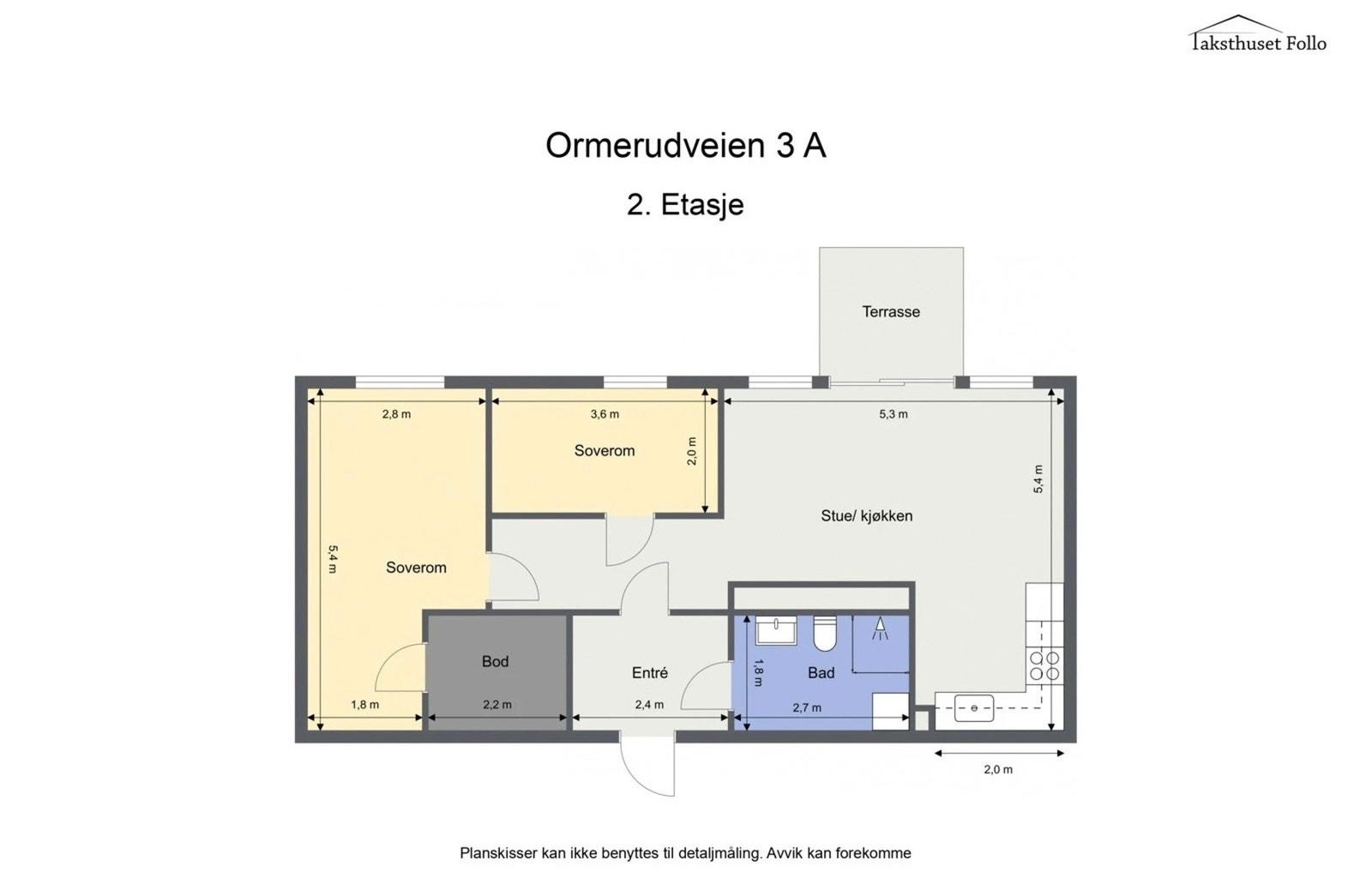 Leiligheten har en praktisk planløsning. Galleribilde