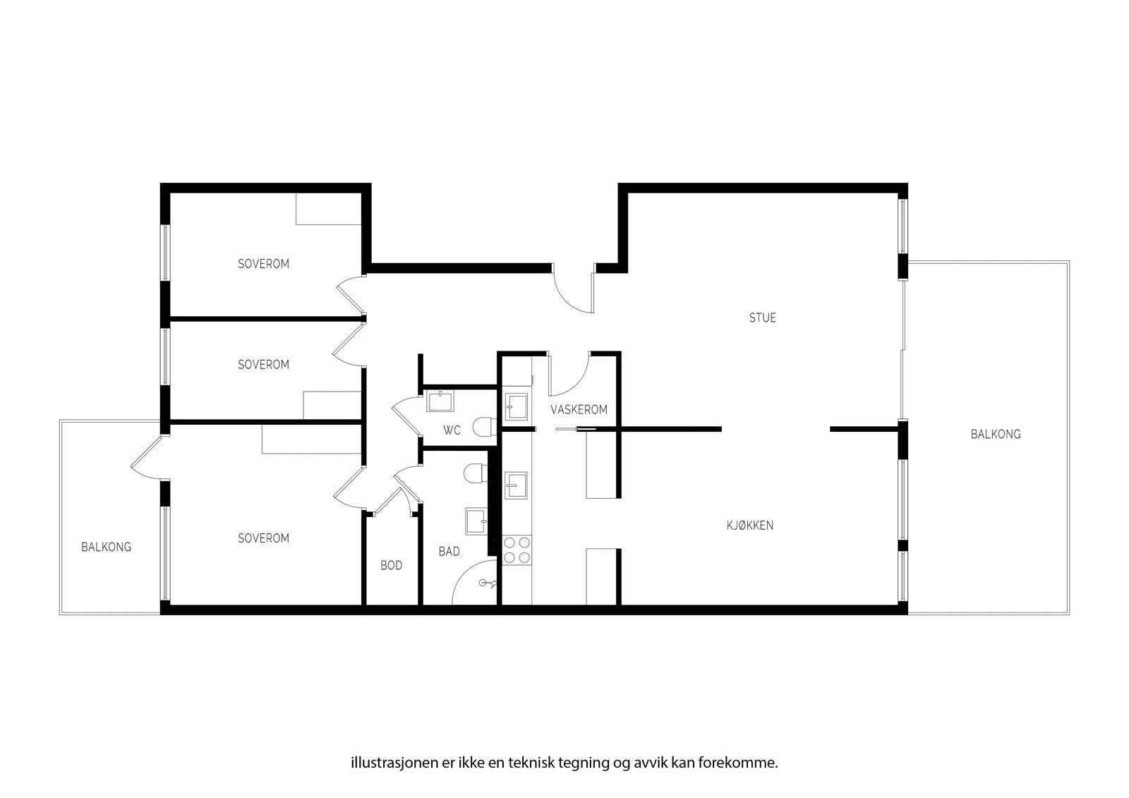 Plantegning Galleribilde
