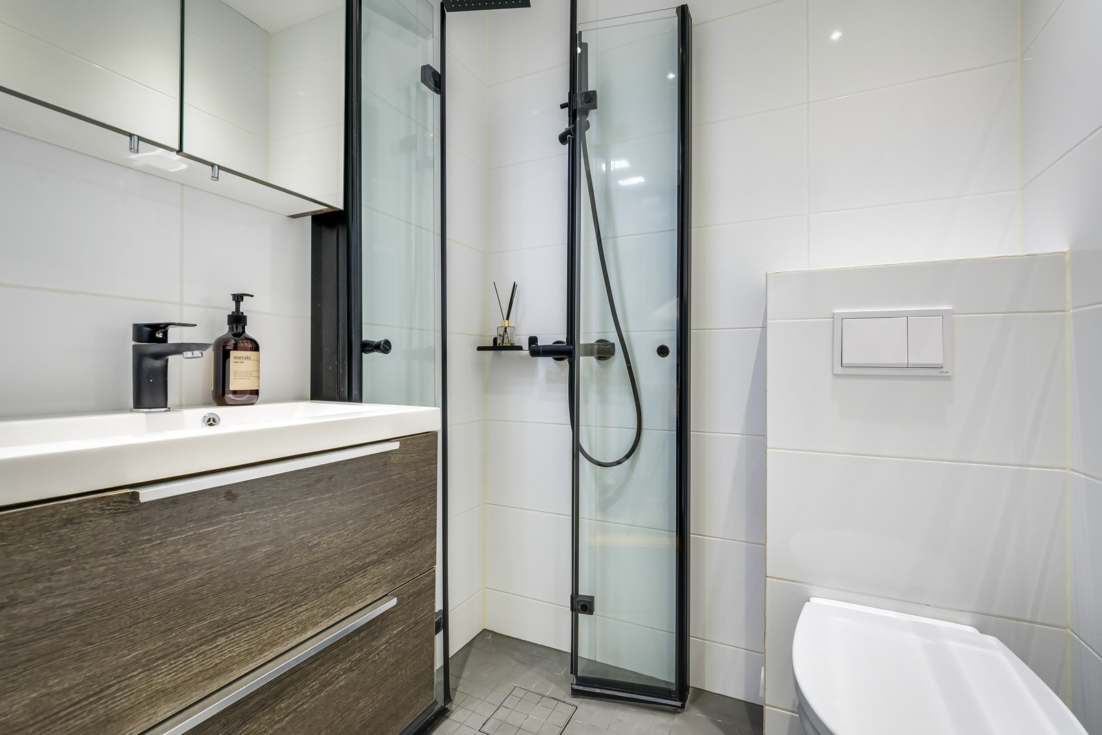 Pent baderom fra 2019. Badet er pusset opp av fagfolk. Galleribilde