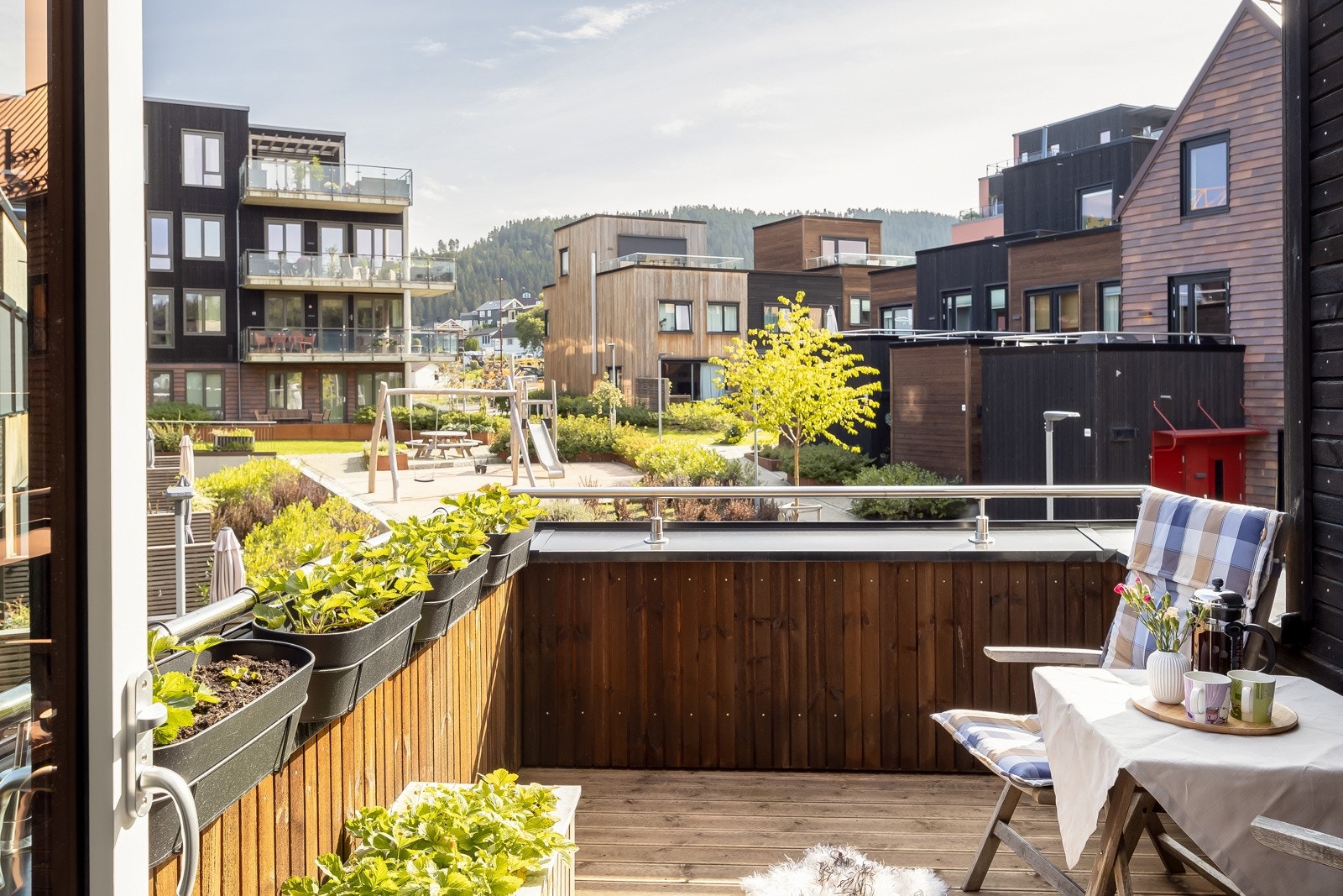 Her har man utsikt mot tunet og flotte solforhold på morgen og formiddag. Galleribilde