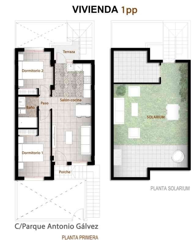 Plantegning av leiligheten Galleribilde