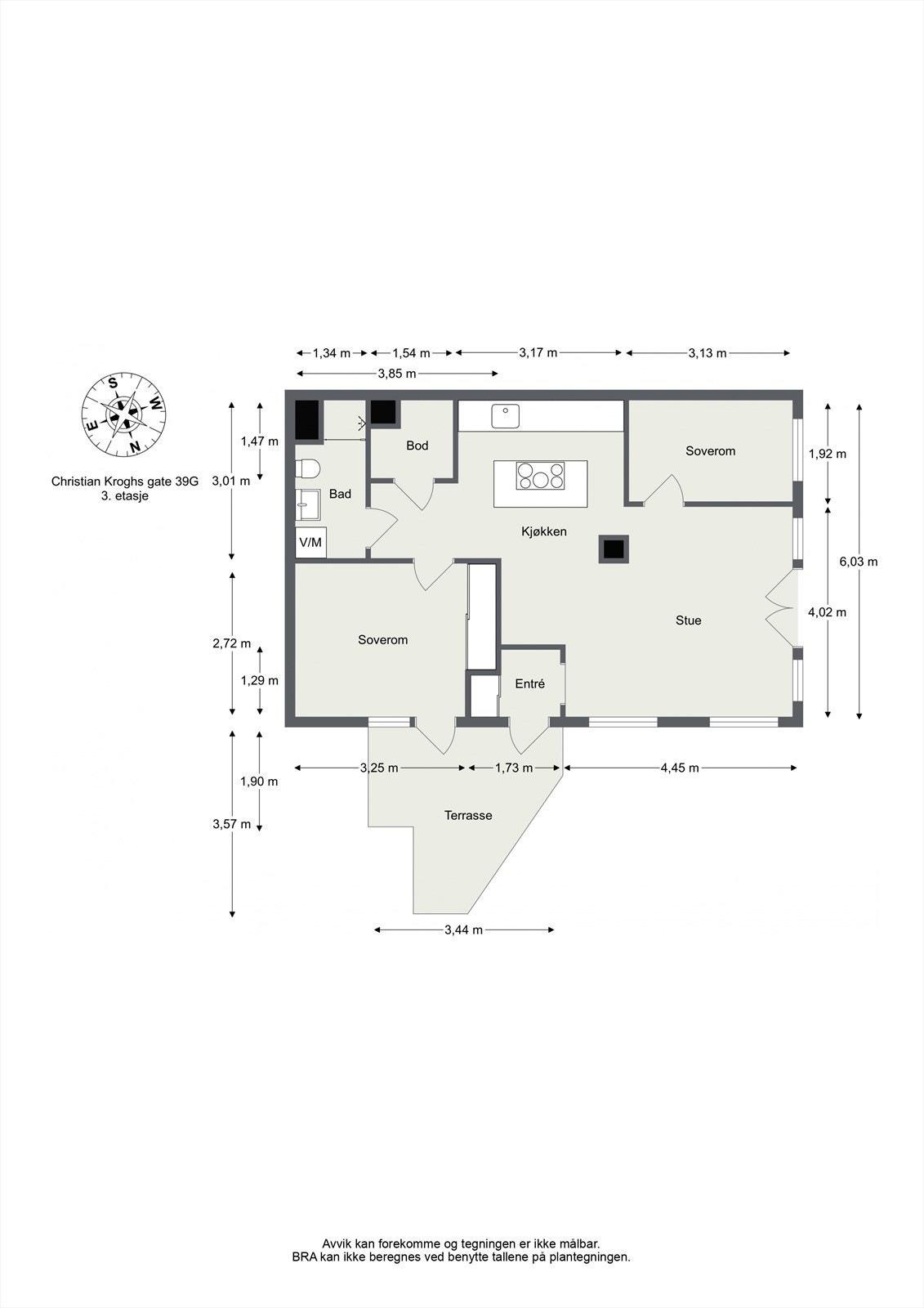 Plantegning. Galleribilde