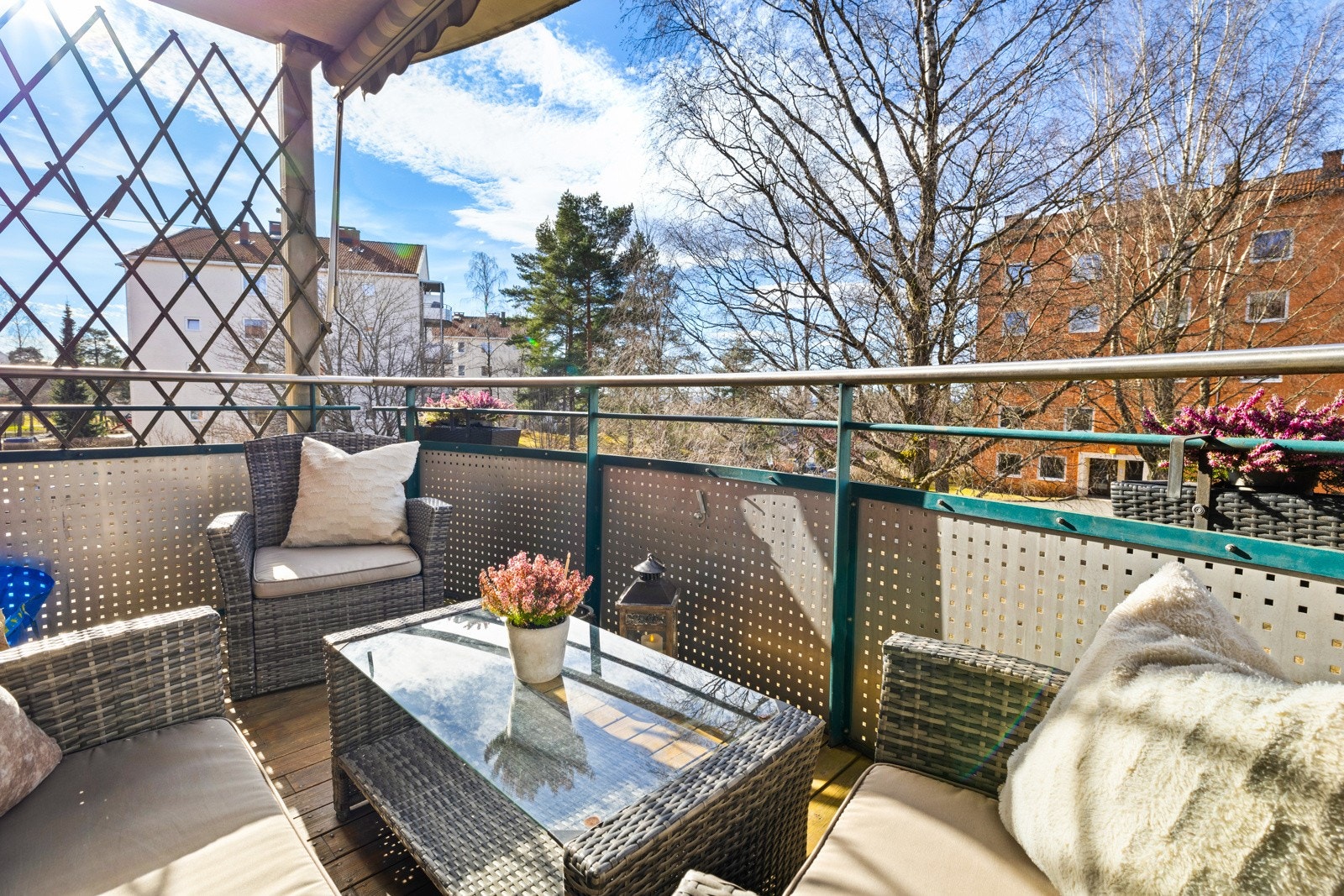 Balkong på 7 m². Galleribilde