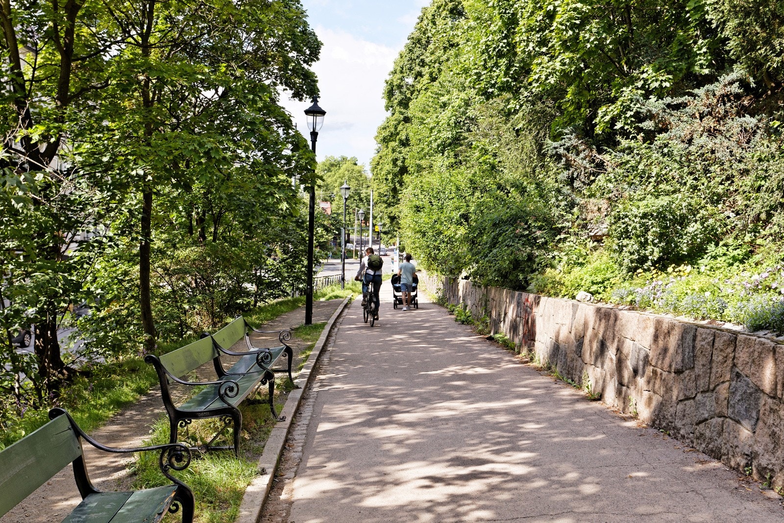 Parken ligger kort vei fra boligen Galleribilde