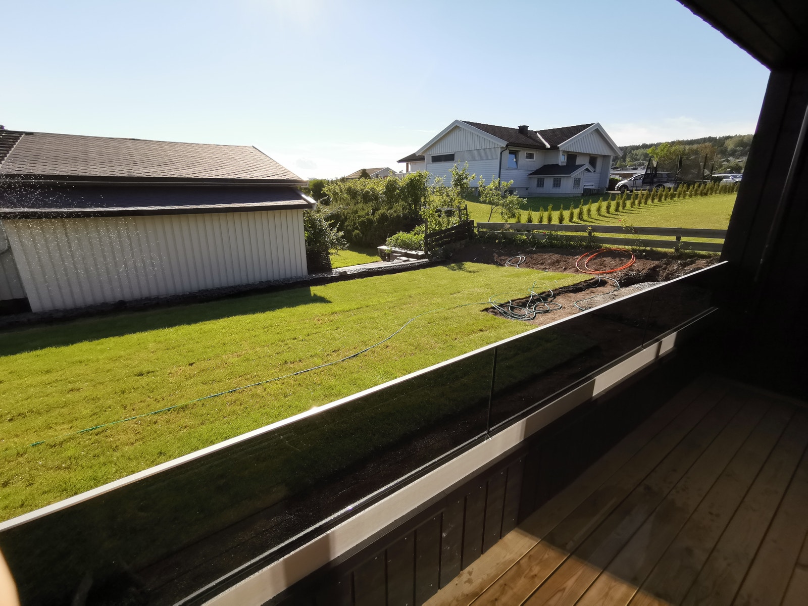 Utsikt fra terrasse mot nordvest. Galleribilde