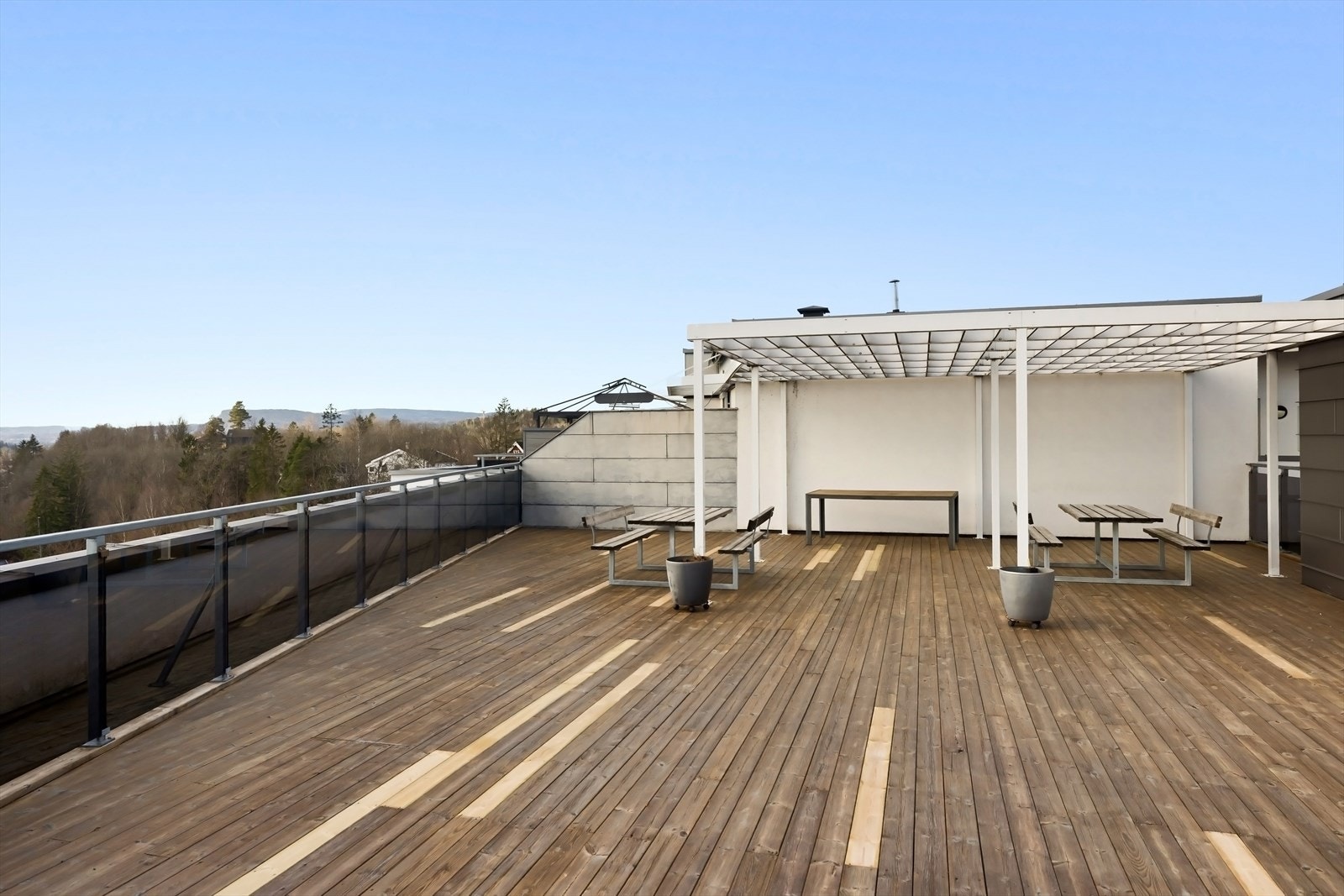 Felles takterrasse i sameiet Galleribilde