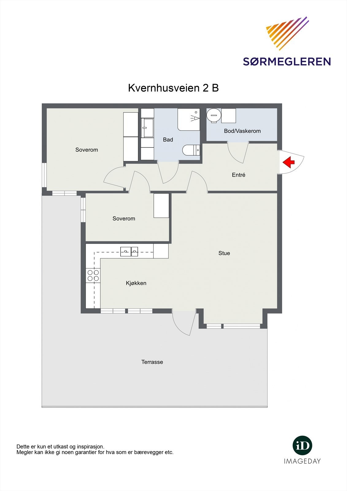 Plantegning Galleribilde