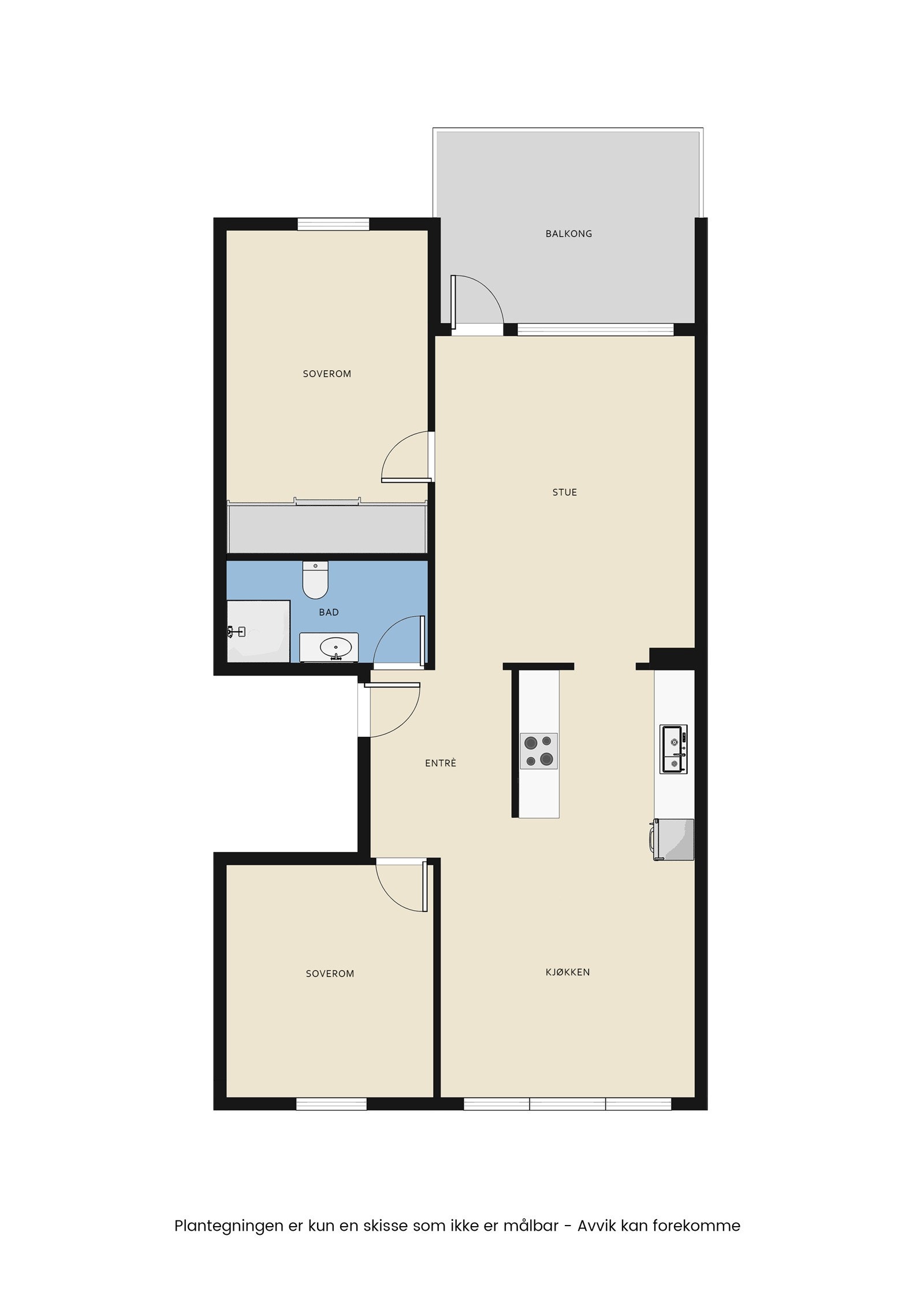 Plantegning 3 etasje Galleribilde