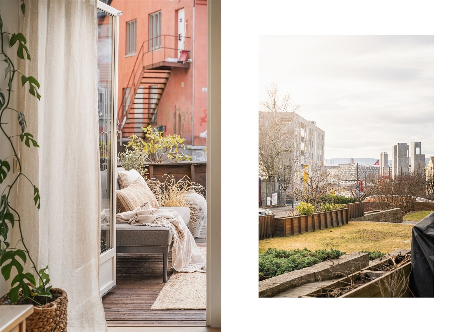 Fra stuen har man utgang til en herlig markterrasse Galleribilde