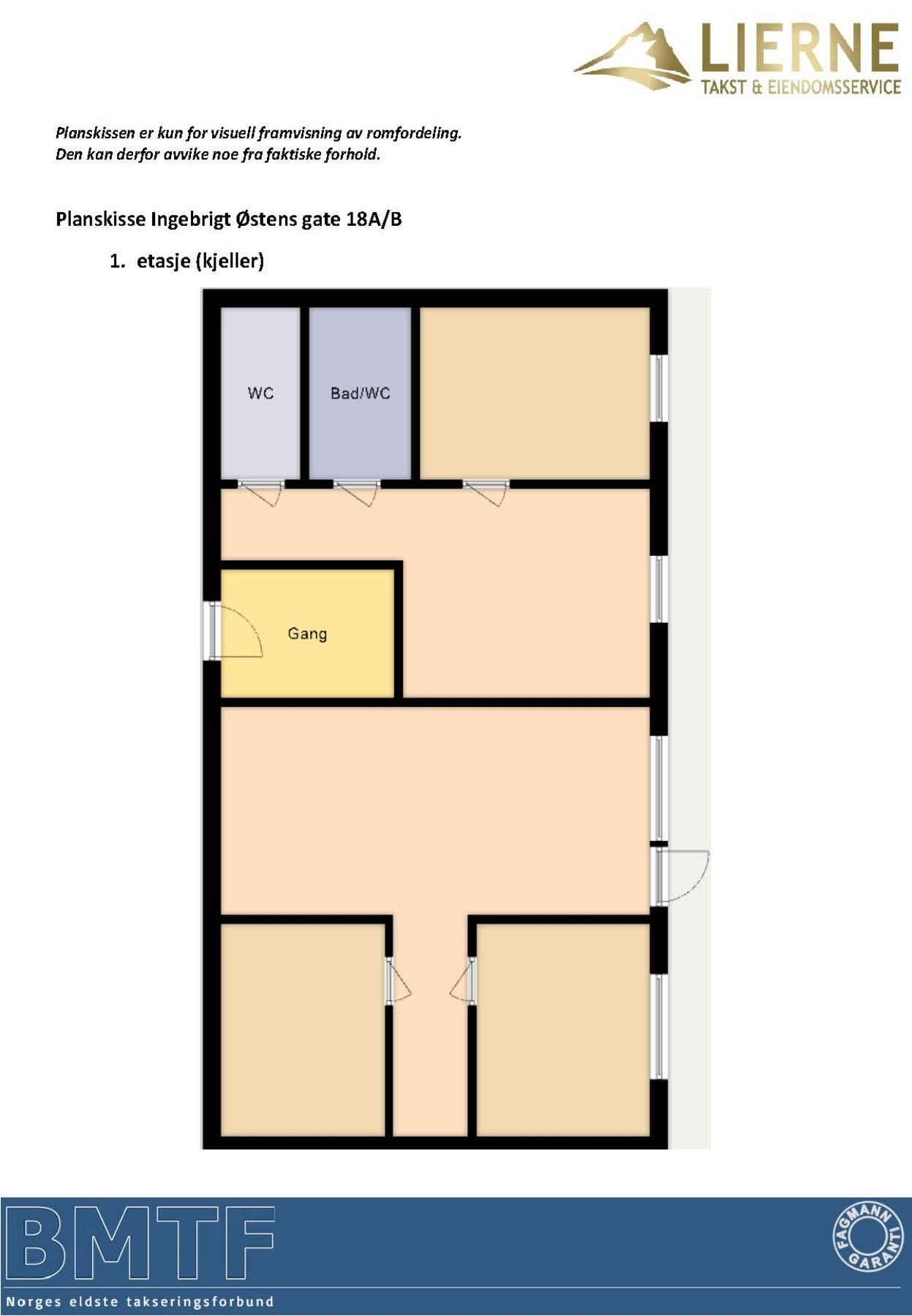 Planskisse Galleribilde