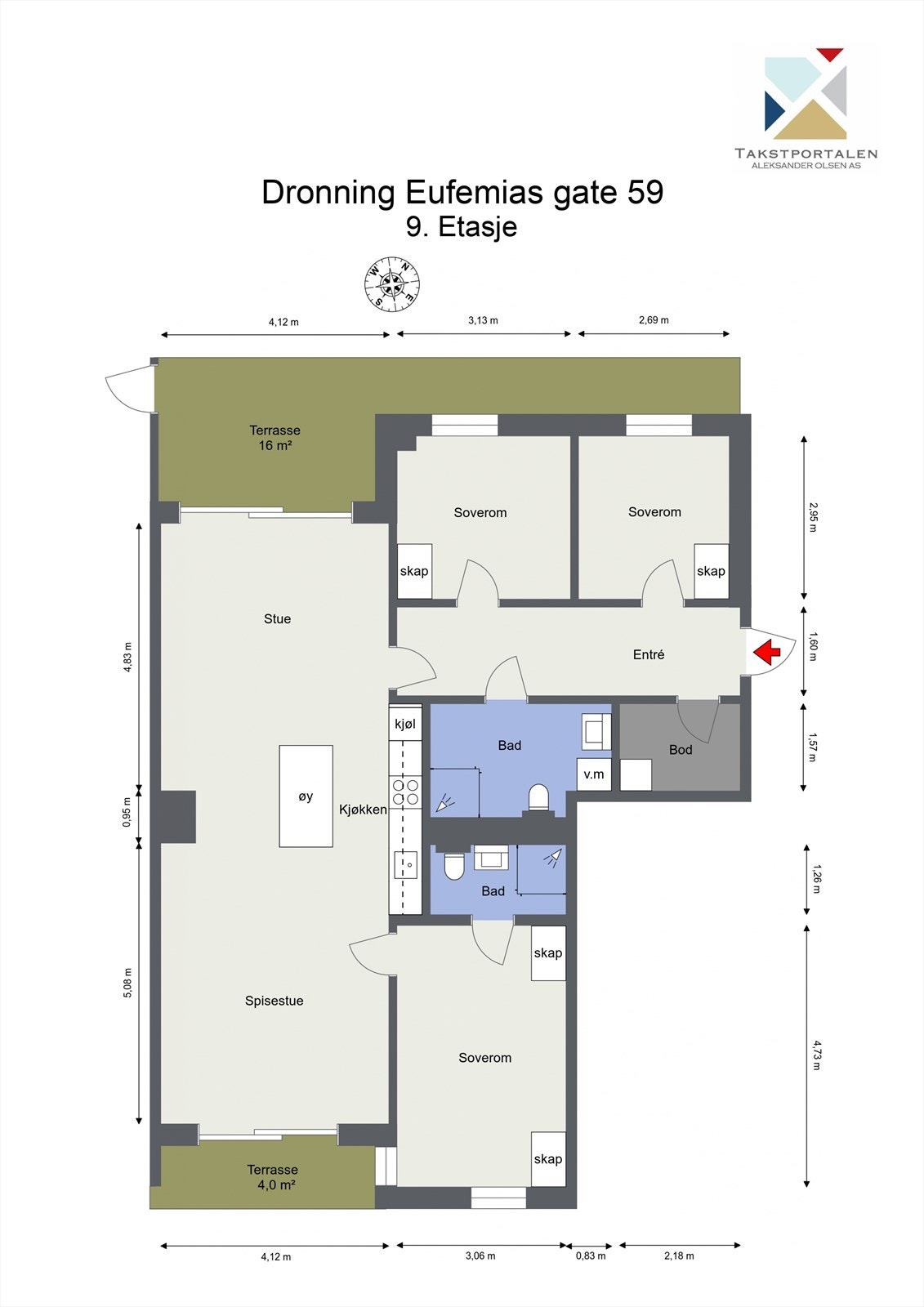 Plantegning Galleribilde