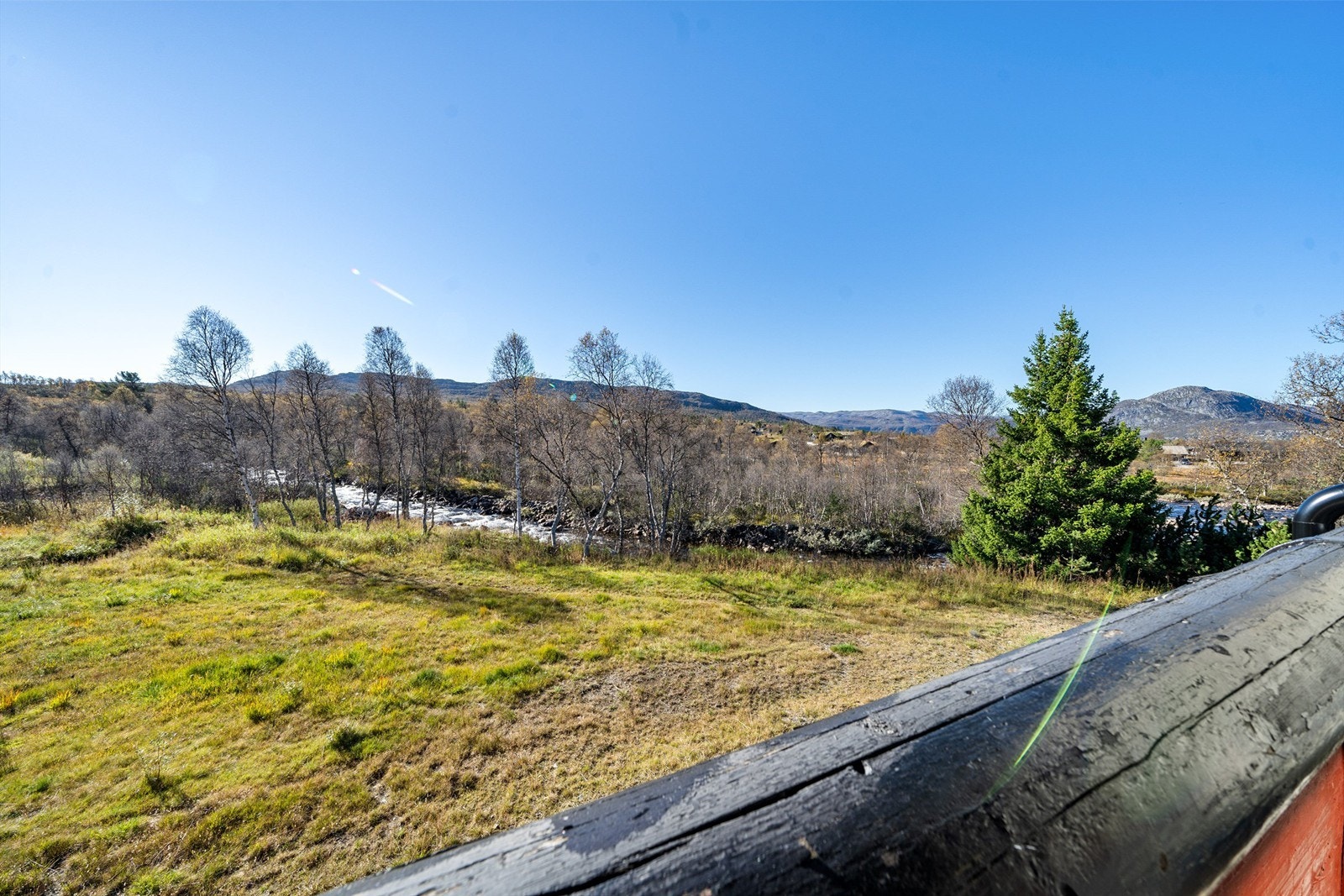 Utsikten fra veranda. Galleribilde