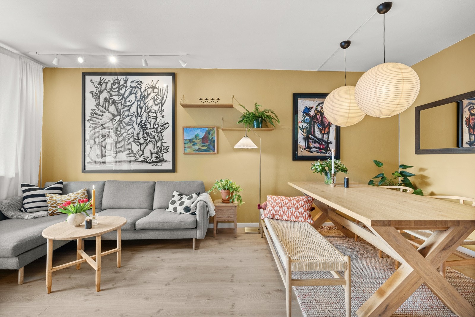 Meget innbydende og tiltalende 3-roms leilighet. Her vil du trives godt! Galleribilde