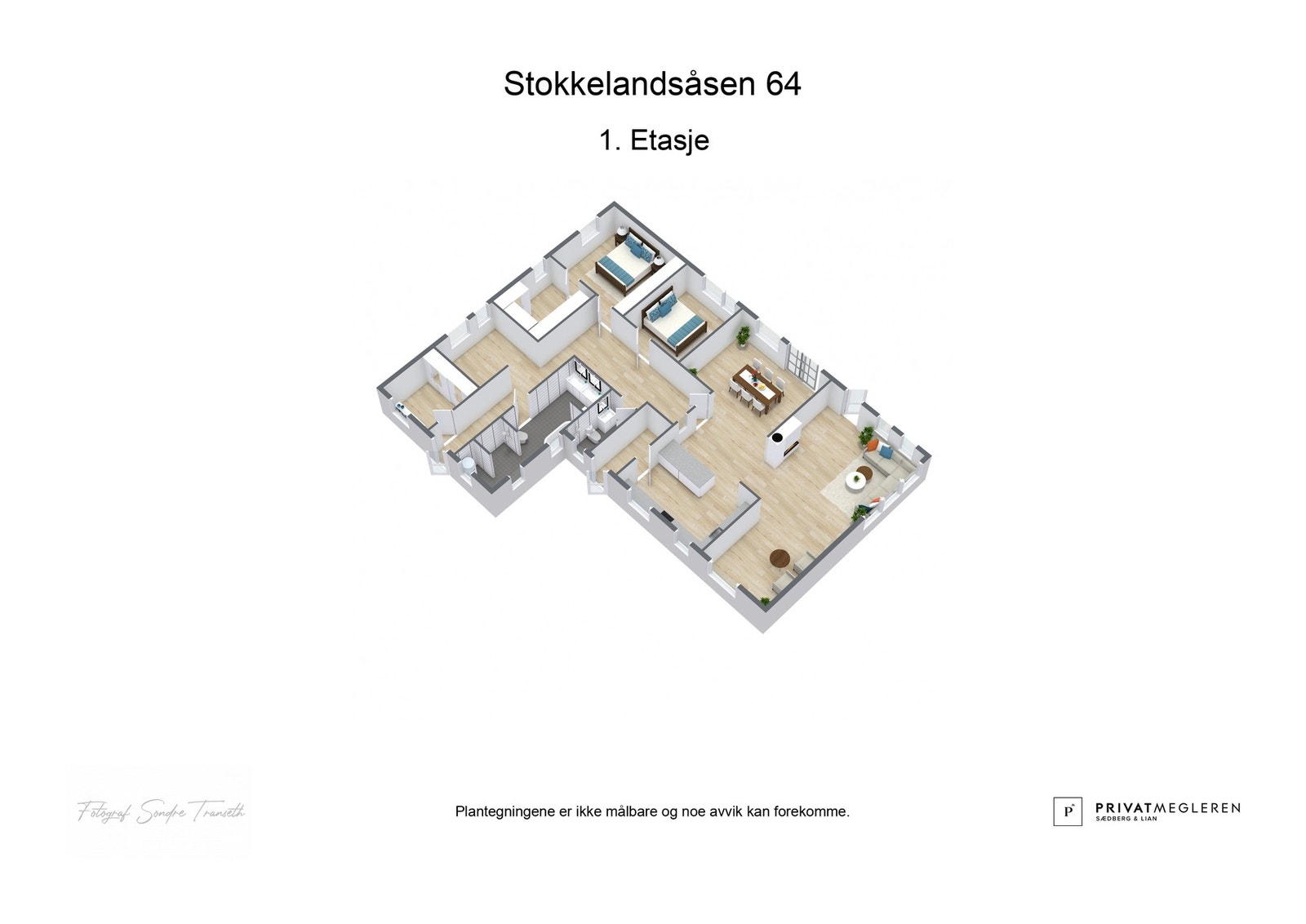 Romløsningen i hovedetasjen Galleribilde