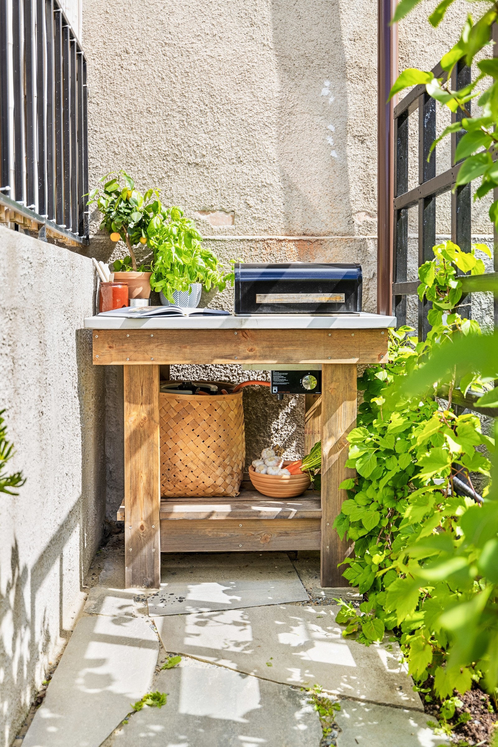 Her kan sommerhalvåret nytes ute. Galleribilde