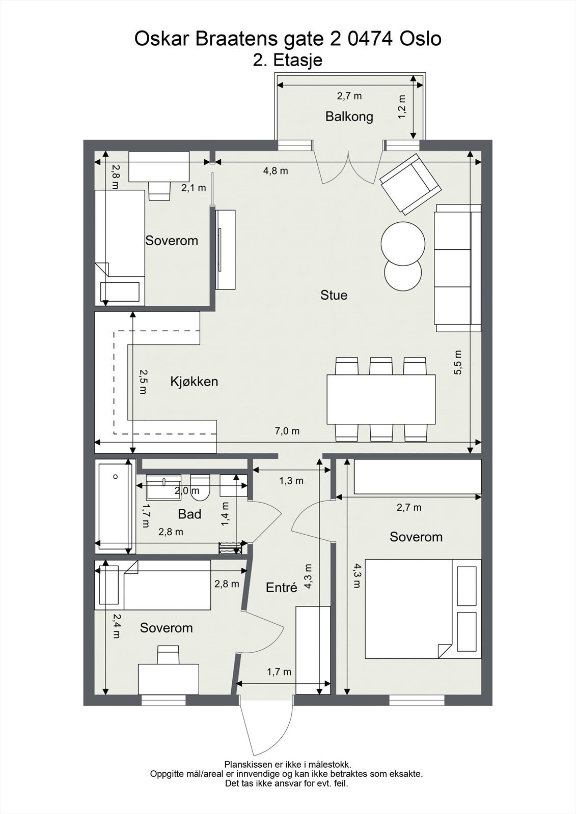 Plantegning Galleribilde