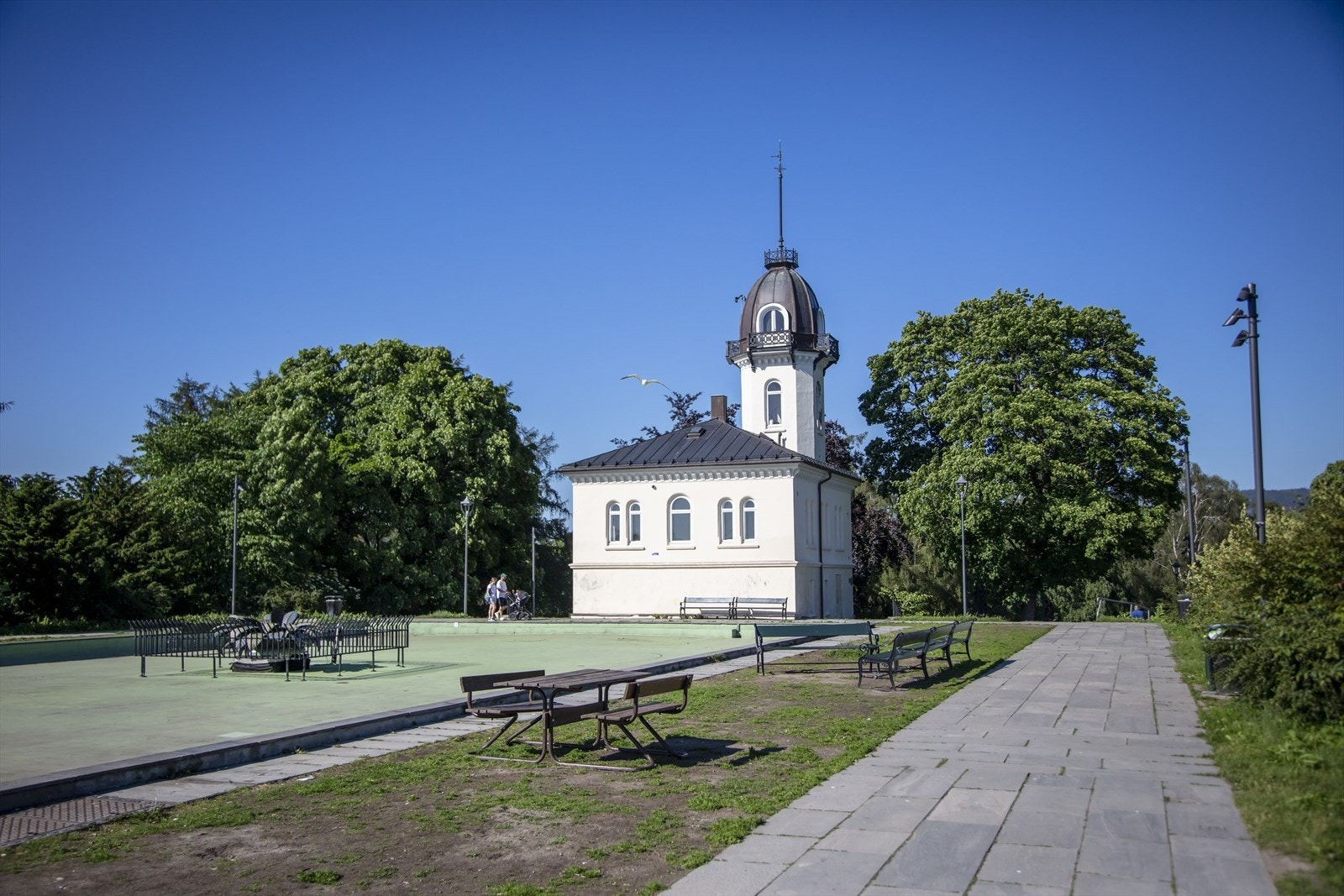 Helt på toppen av St. Hanshaugen park finner du Tårnhuset, som byr på en imponerende utsikt. Galleribilde