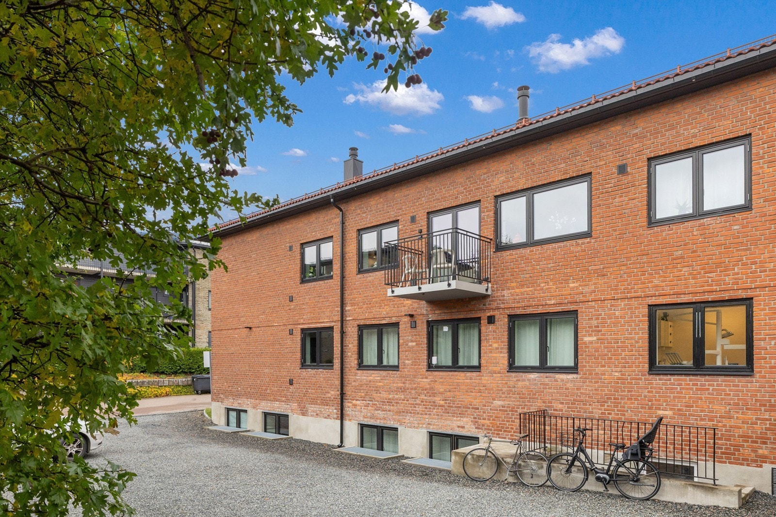 Fasade mot bakgård Galleribilde