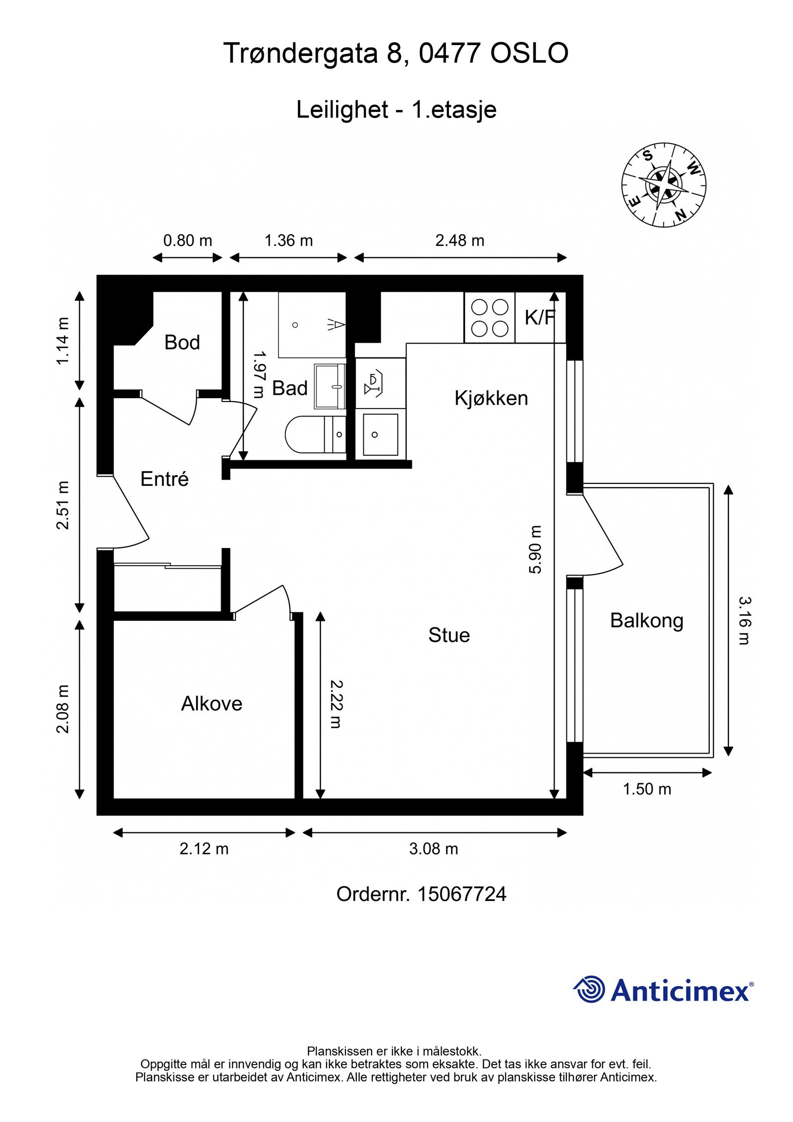 Plantegning. Galleribilde