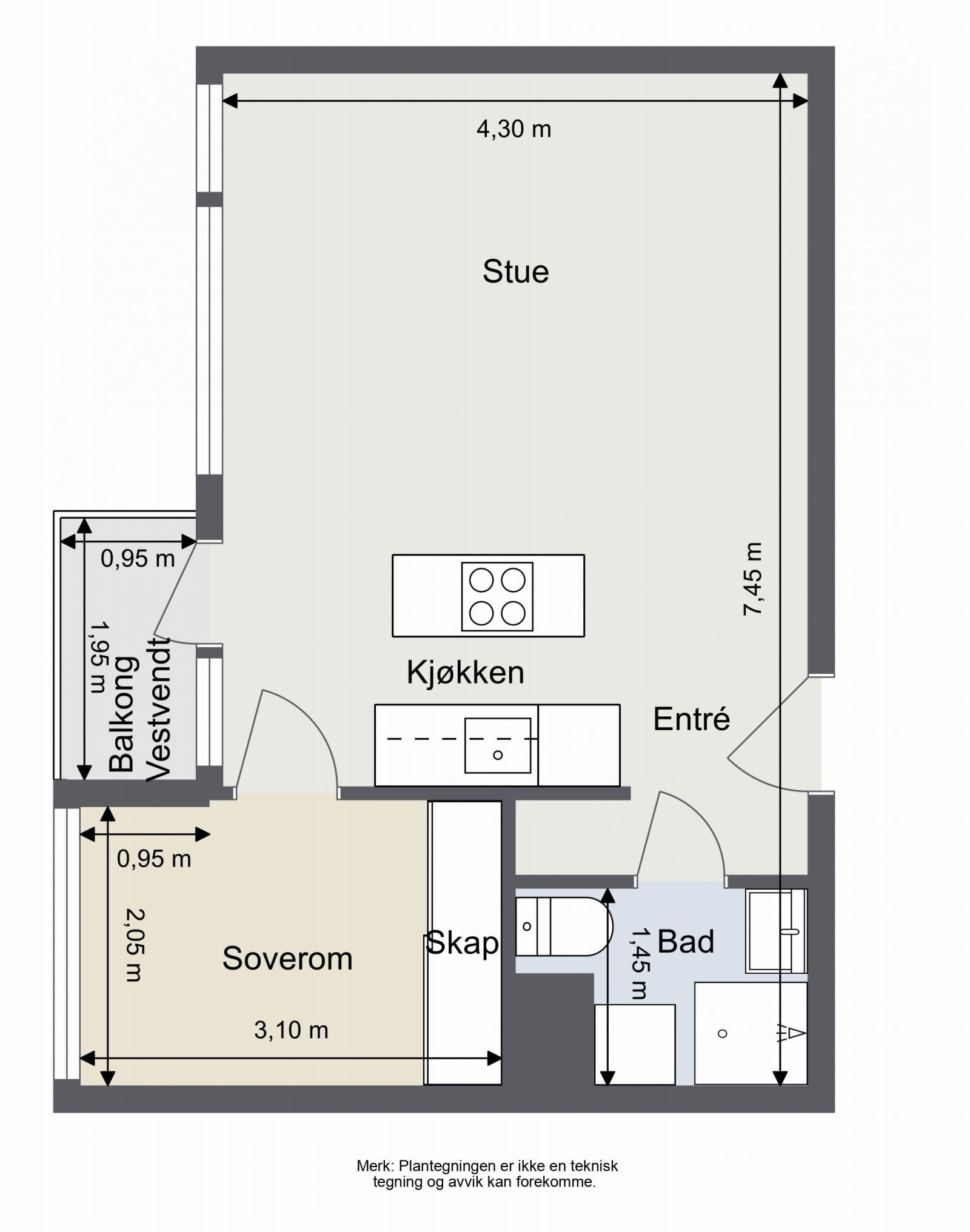 Plantegning. Galleribilde