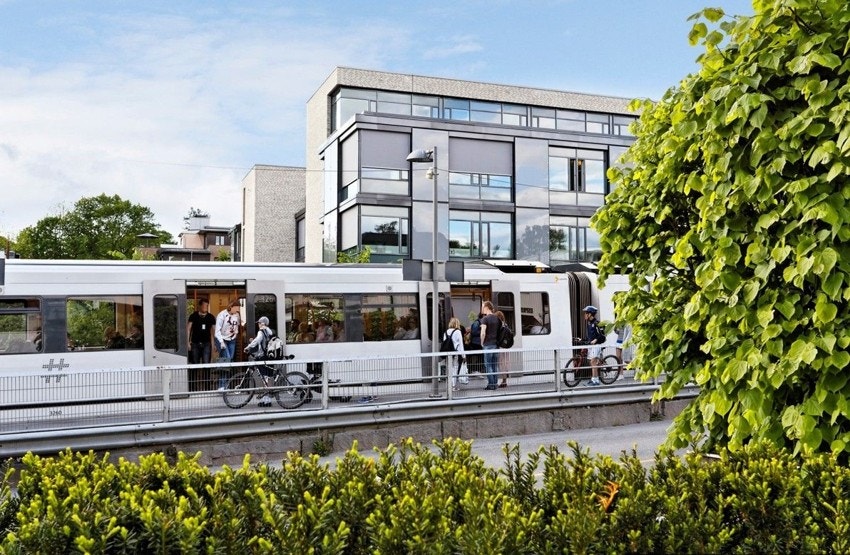 Offentlig transport rett rundt hjørnet - T-bane fra Vinderen og Blindern Galleribilde