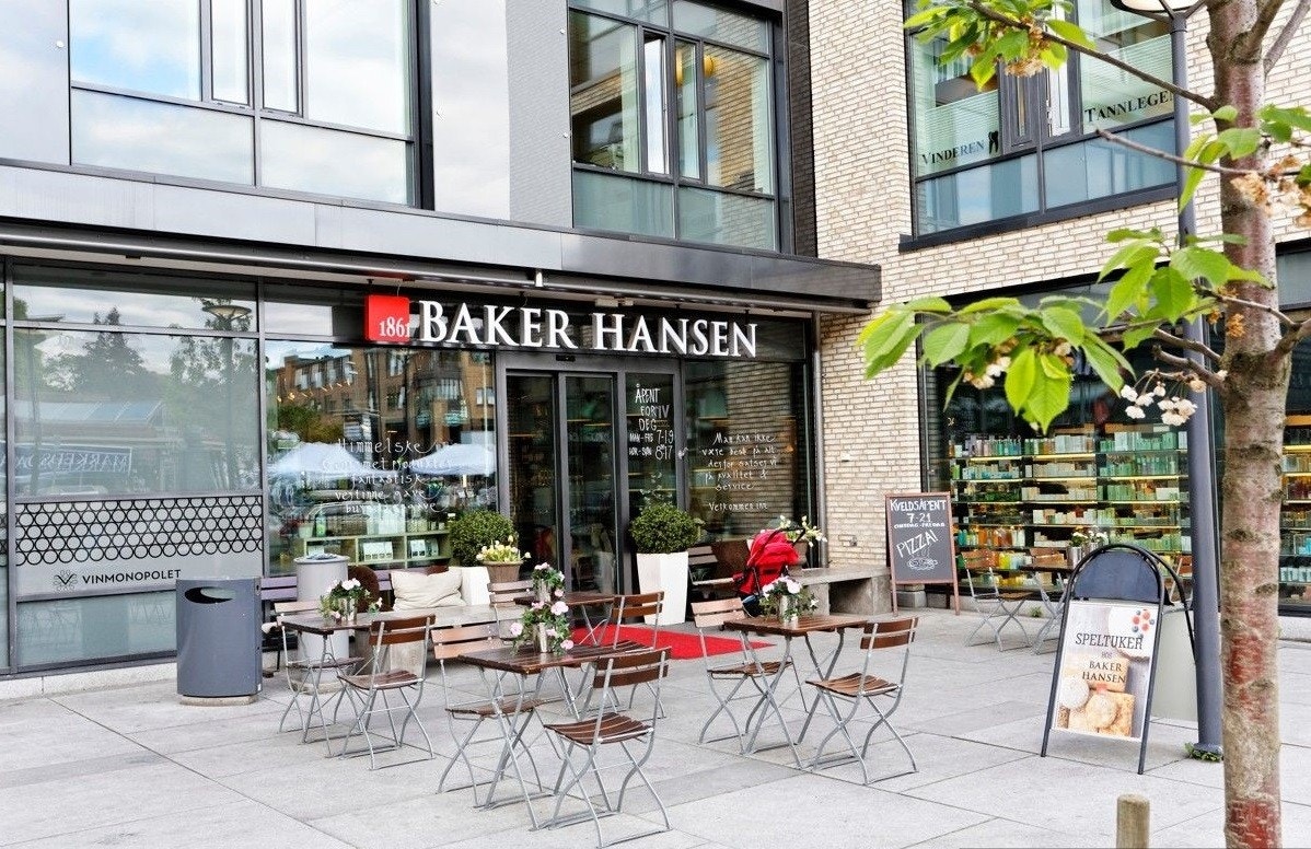 Her finner du både Baker Hansen og Åpent Bakeri, restauranter og delikatesseforretningen Billies Kitchen. Galleribilde