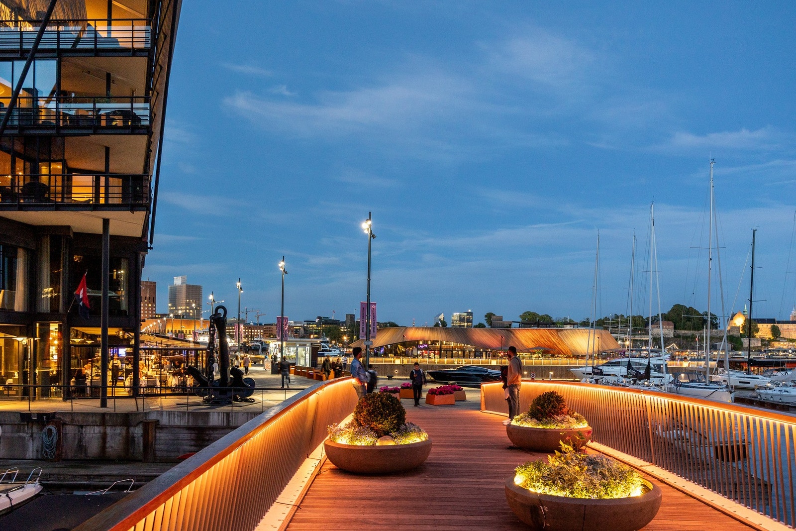 Kun noen få minutter til Tjuvholmen/Aker Brygge. Galleribilde