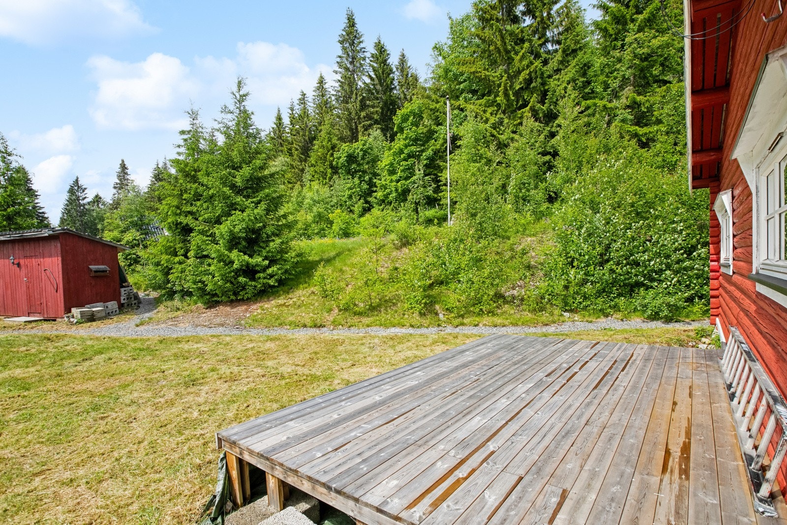 Herlige uteområder. Galleribilde