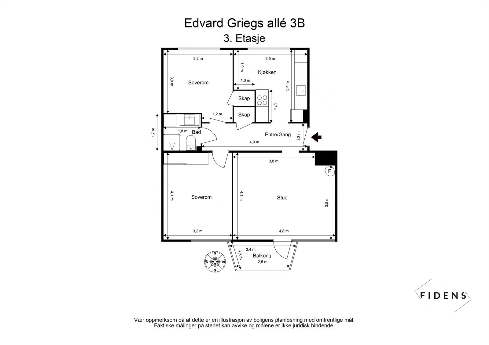 Plantegning Galleribilde