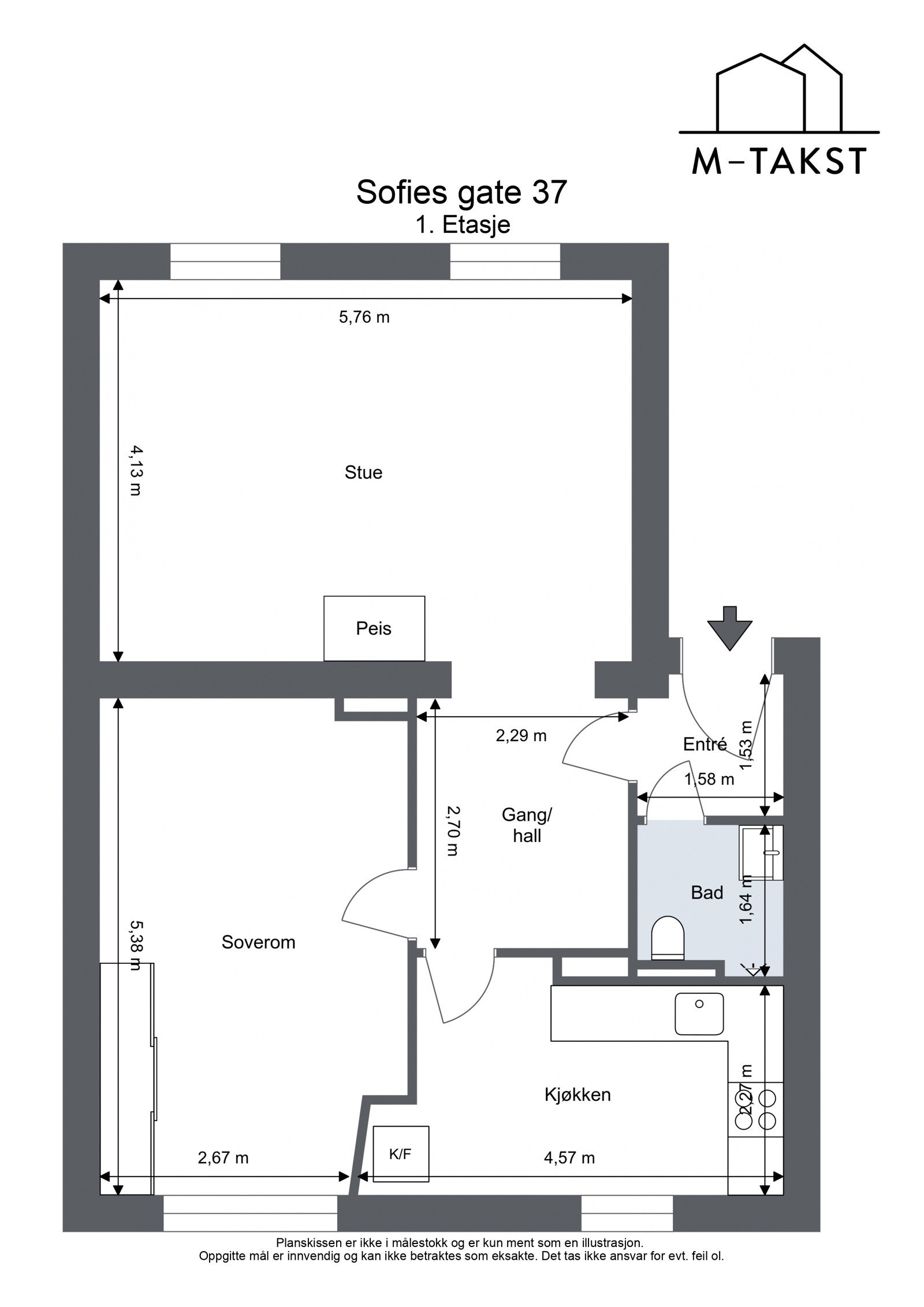 Plantegning Galleribilde