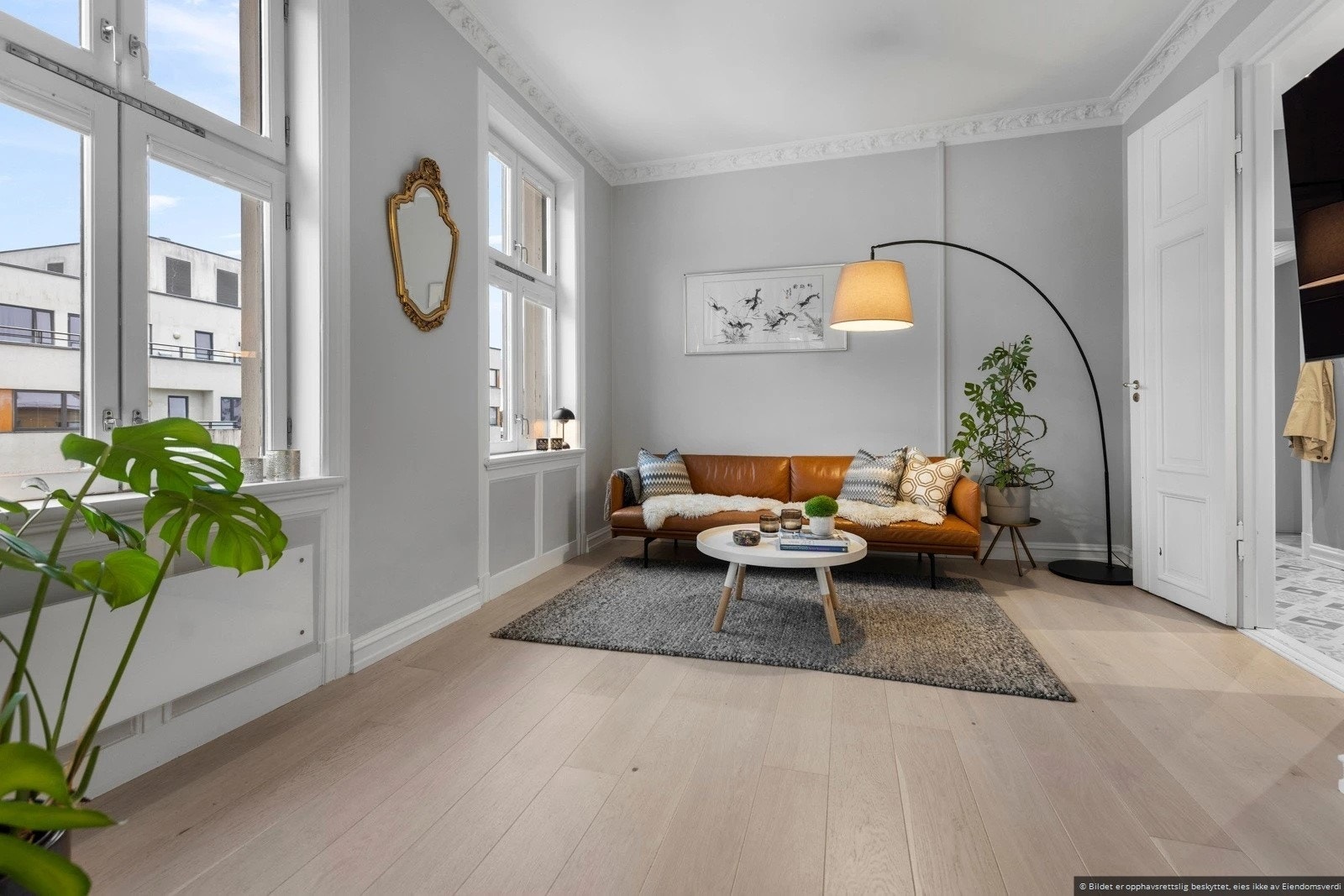 Stue med plass til salong. Galleribilde