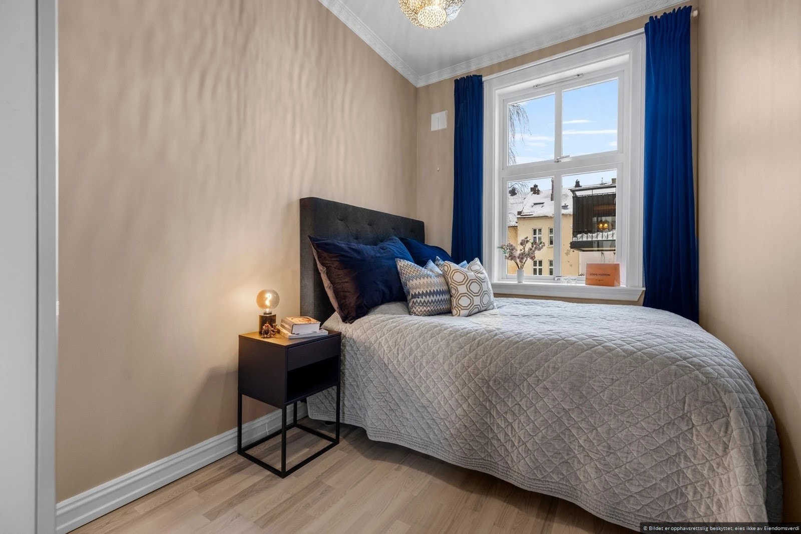 Det minste soverommmet passer peferkt som kontor eller barnerom. Galleribilde