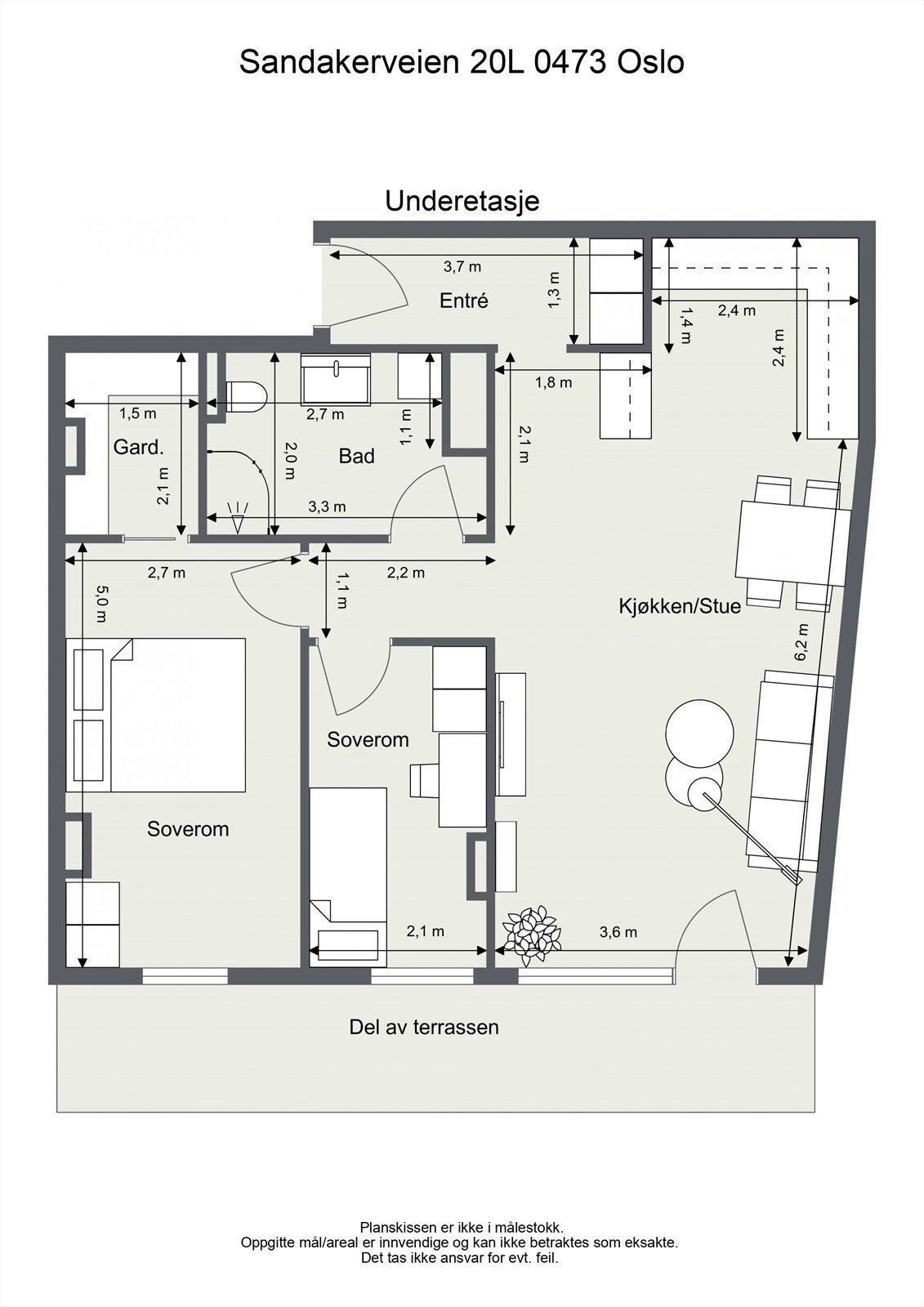 Planskisse Galleribilde