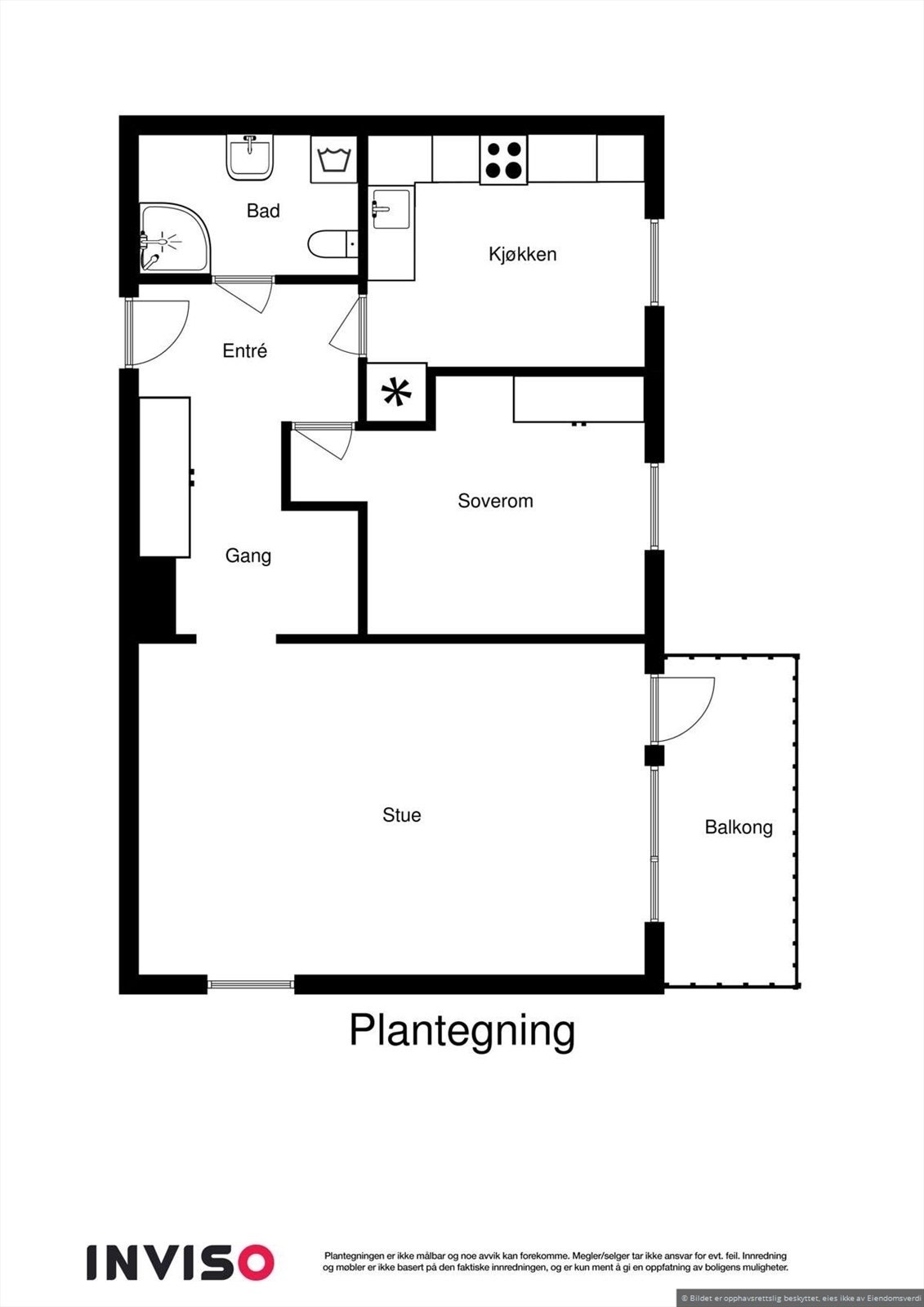 Plantegning Galleribilde