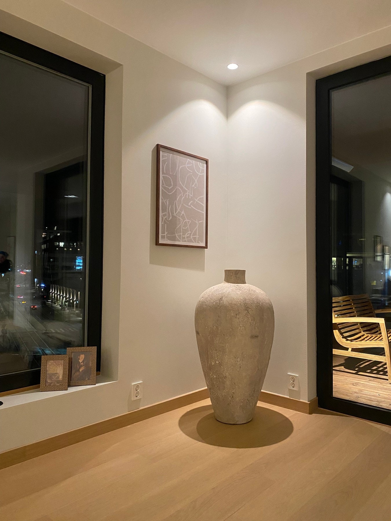 Kveldsbilde, med flott lys og utsyn Galleribilde