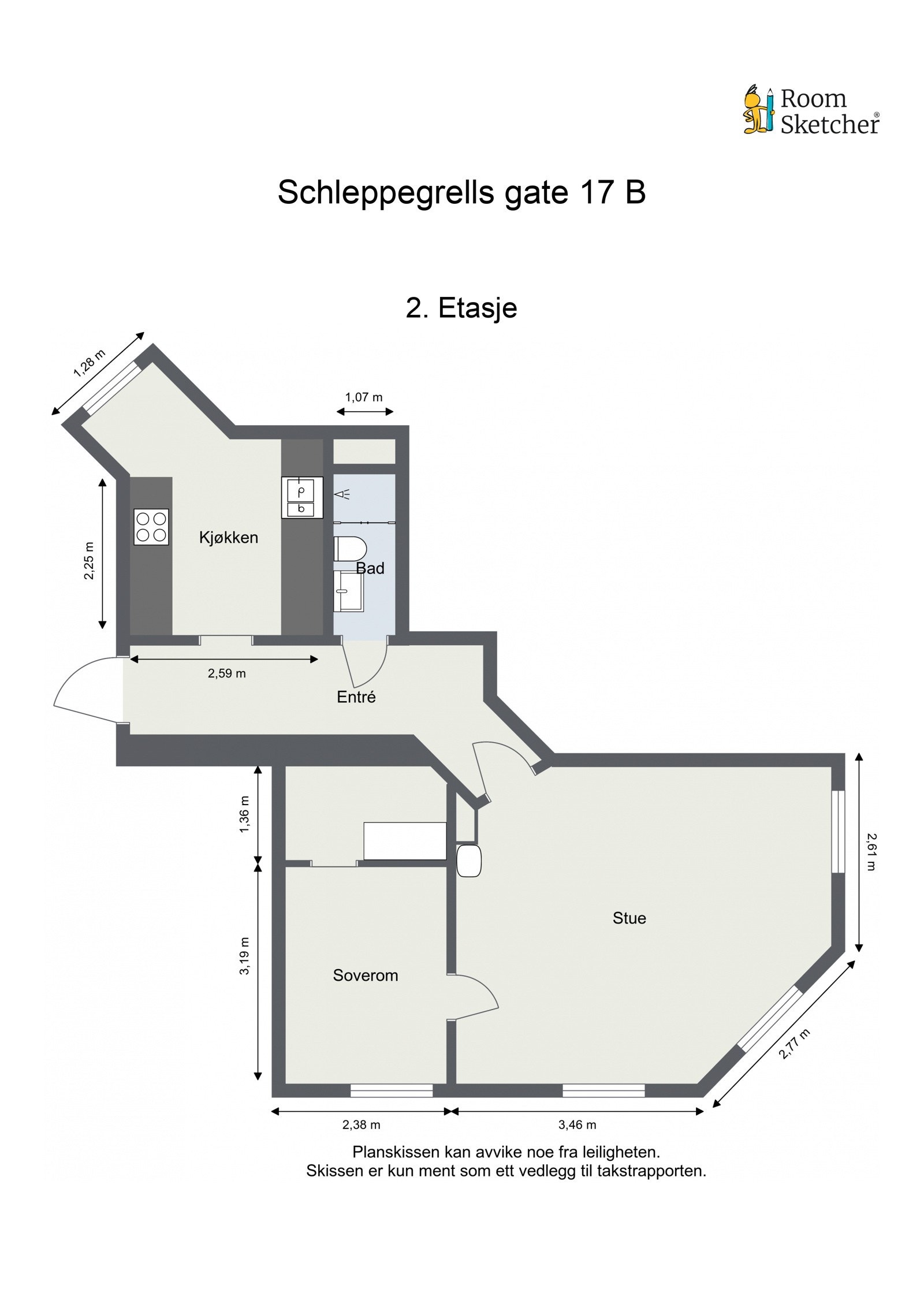 Plantegning. Galleribilde