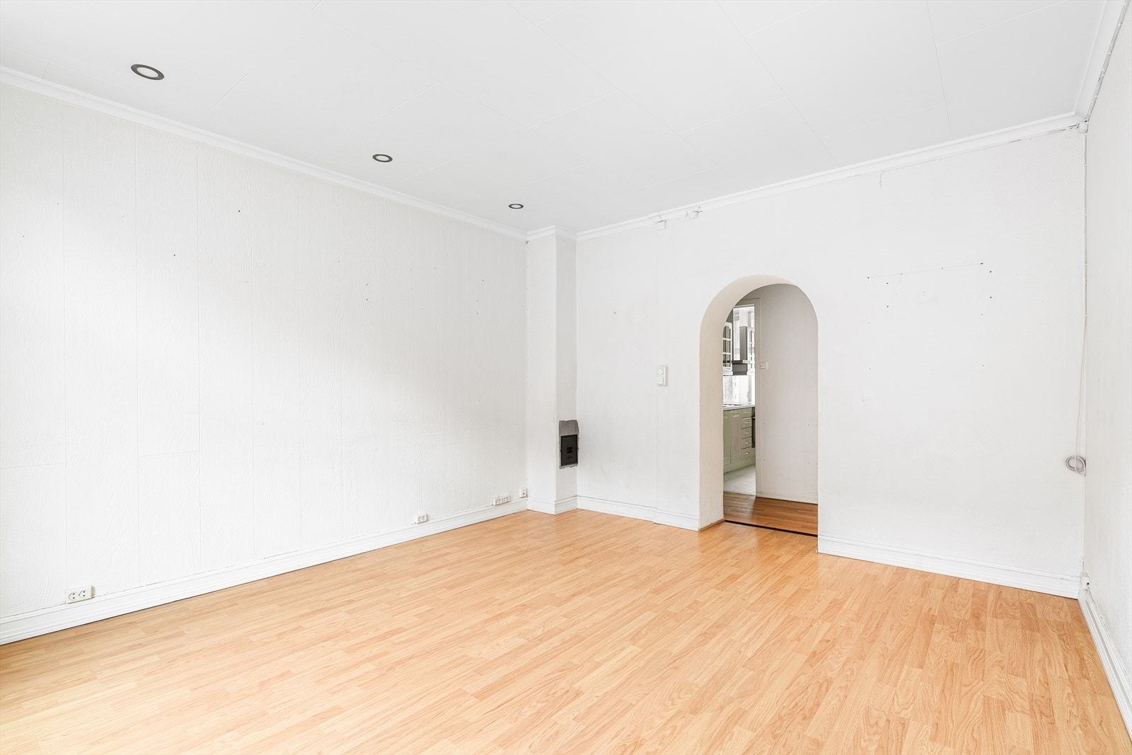 Det er mulighet for montering av peis. Galleribilde