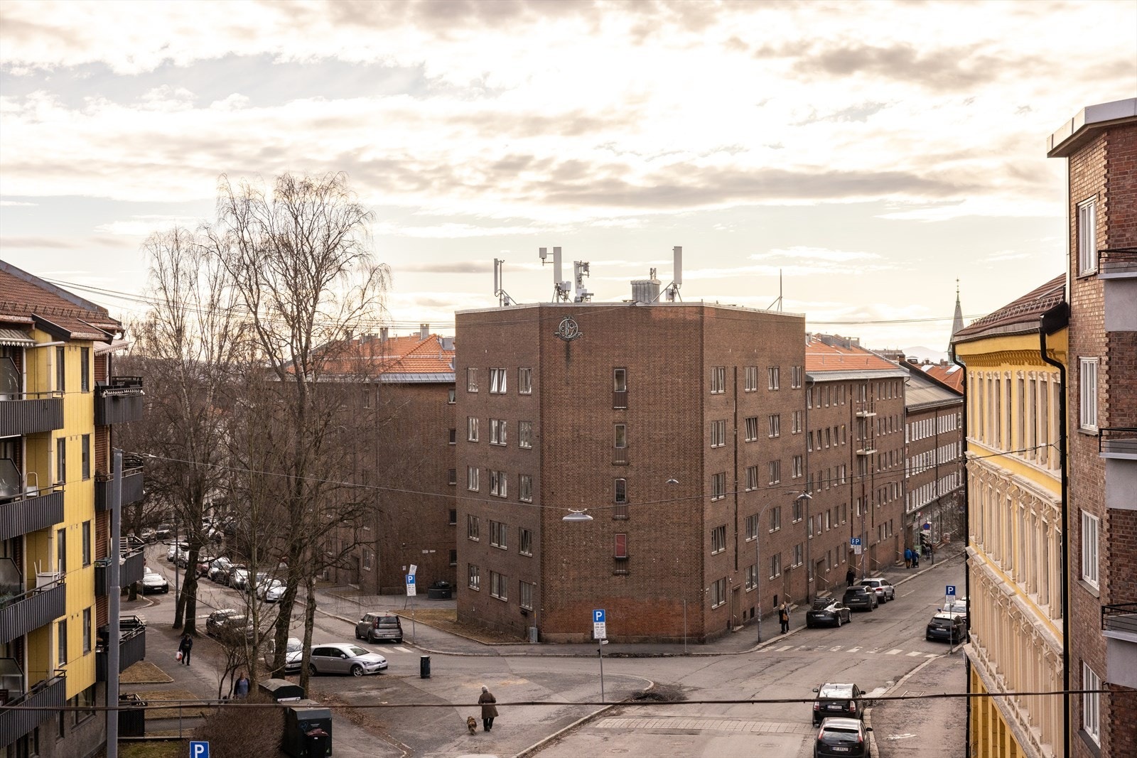 Fint utsyn ut over nabolaget! Galleribilde