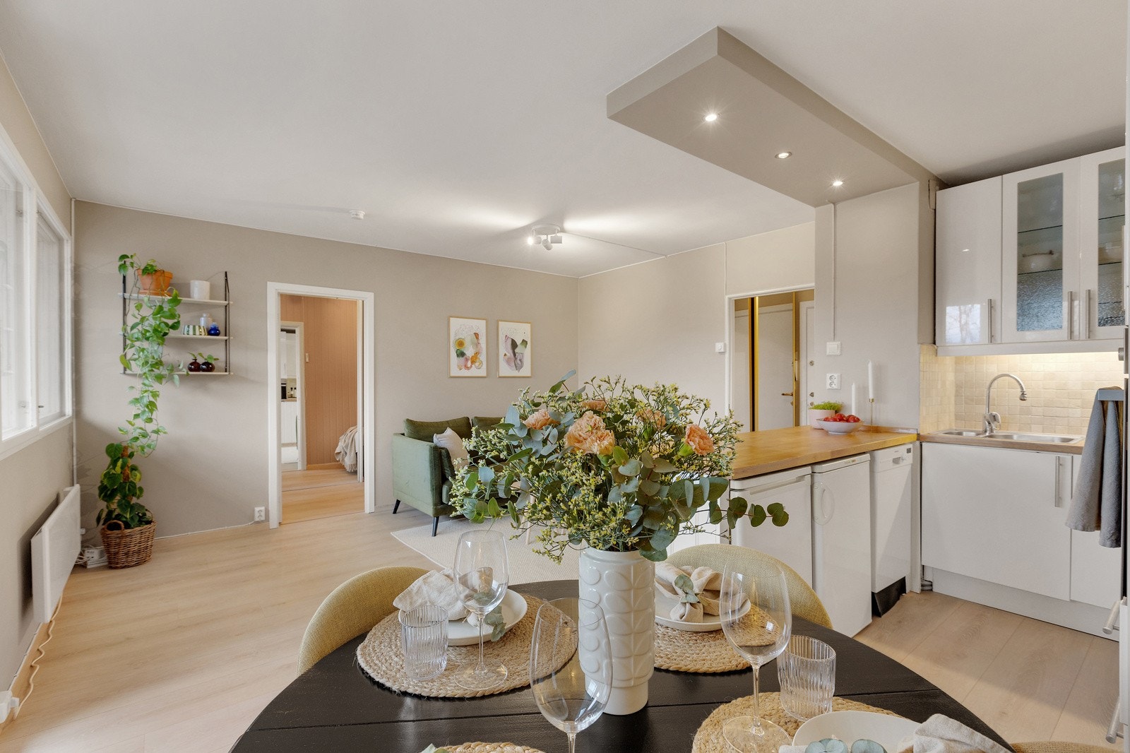 Her bor du rolig til i tilbaketrukket område uten sjenerende innsyn. Galleribilde